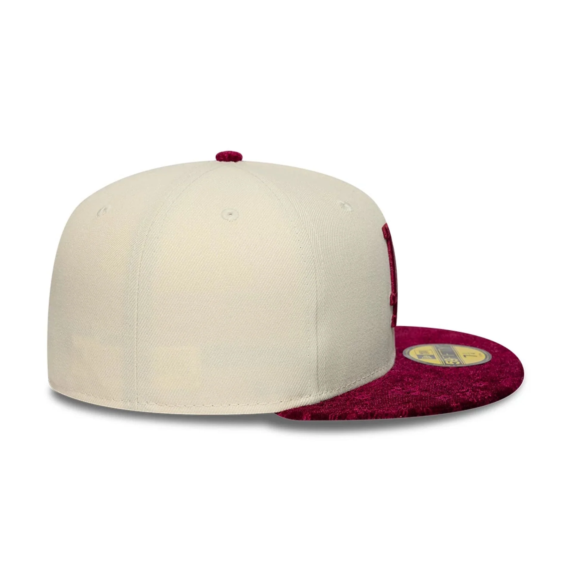 LA Dodgers MLB Paisley Visor Cream 59FIFTY Fitted Cap - Image 8