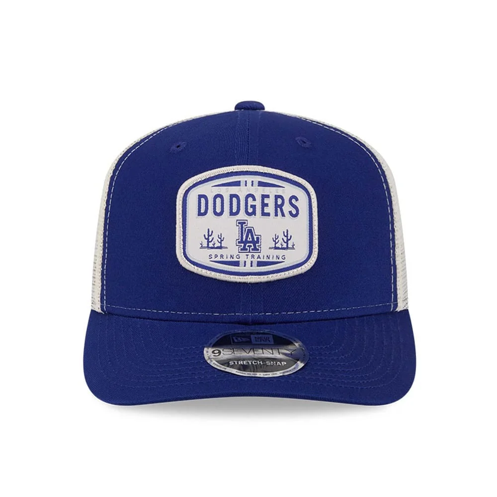 LA Dodgers MLB Patch Dark Blue 9SEVENTY Stretch Snap Adjustable Cap - Image 3