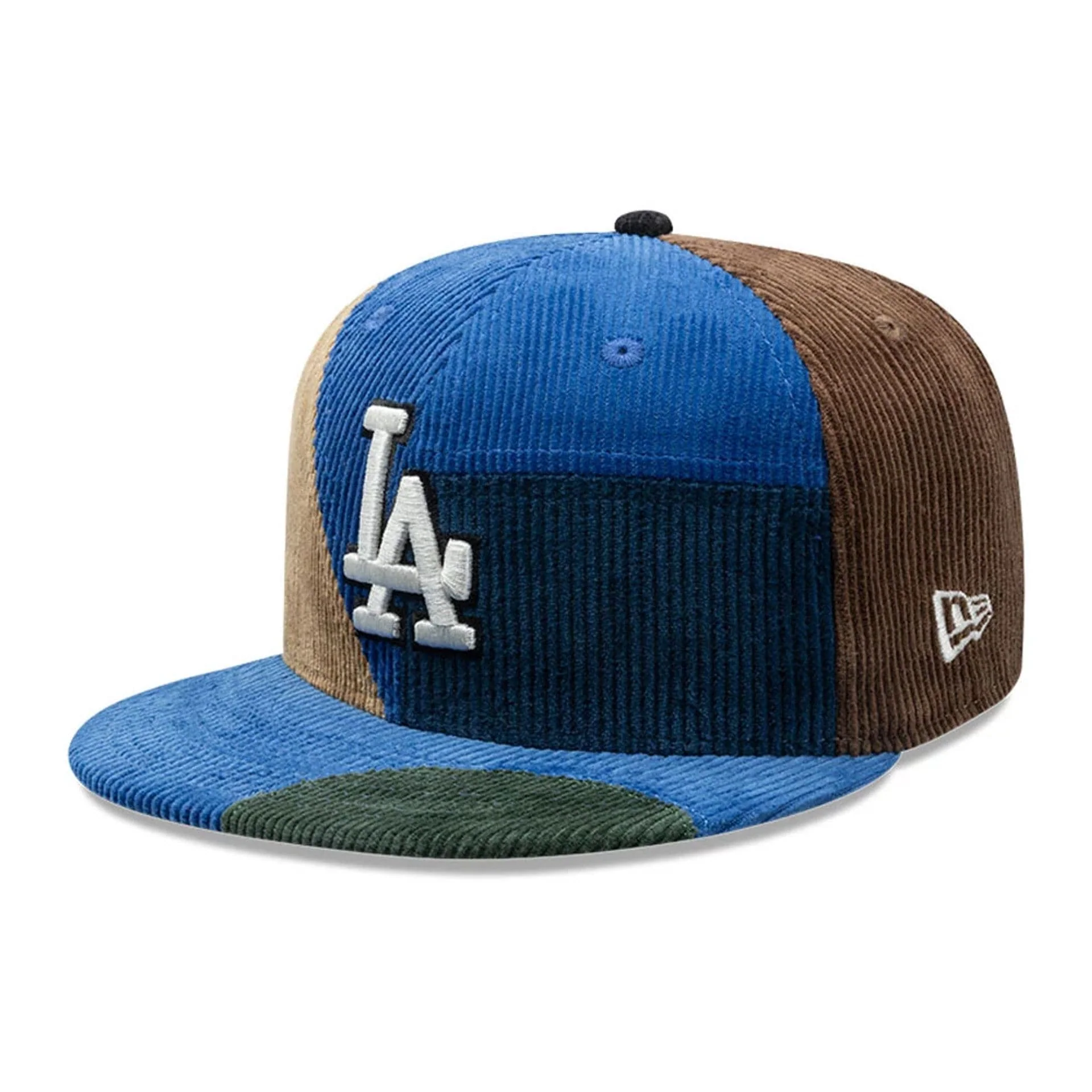 LA Dodgers MLB Patchwork Dark Blue 59FIFTY Fitted Cap - Image 4