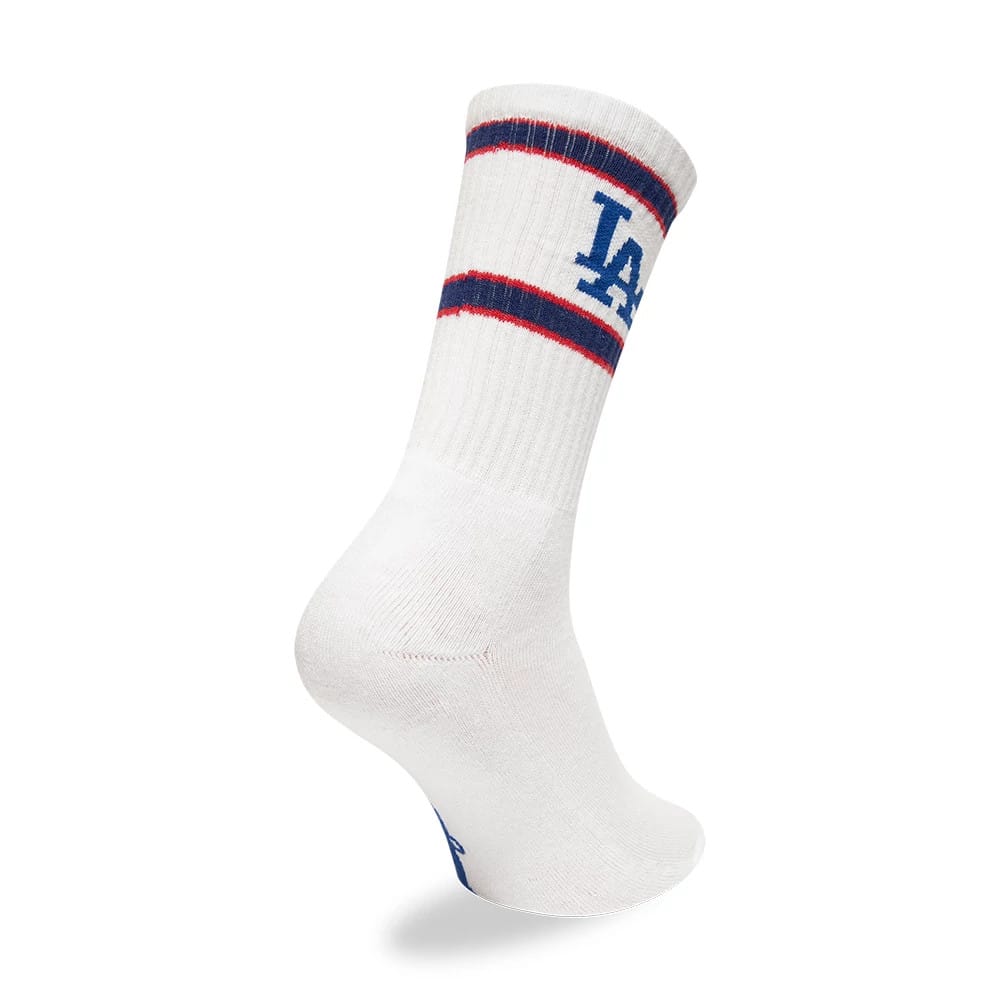 LA Dodgers MLB Premium White Socks - Image 2