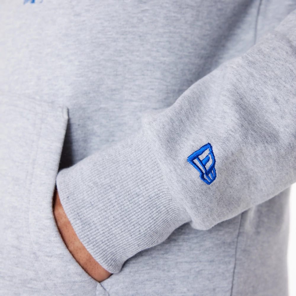 LA Dodgers MLB Regular Grey Pullover Hoodie - Image 3