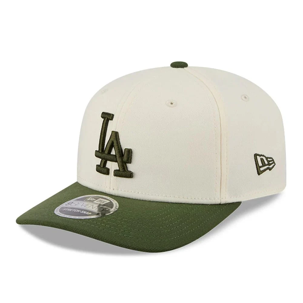 LA Dodgers MLB Rifle Green 9SEVENTY Stretch Snap Adjustable Cap