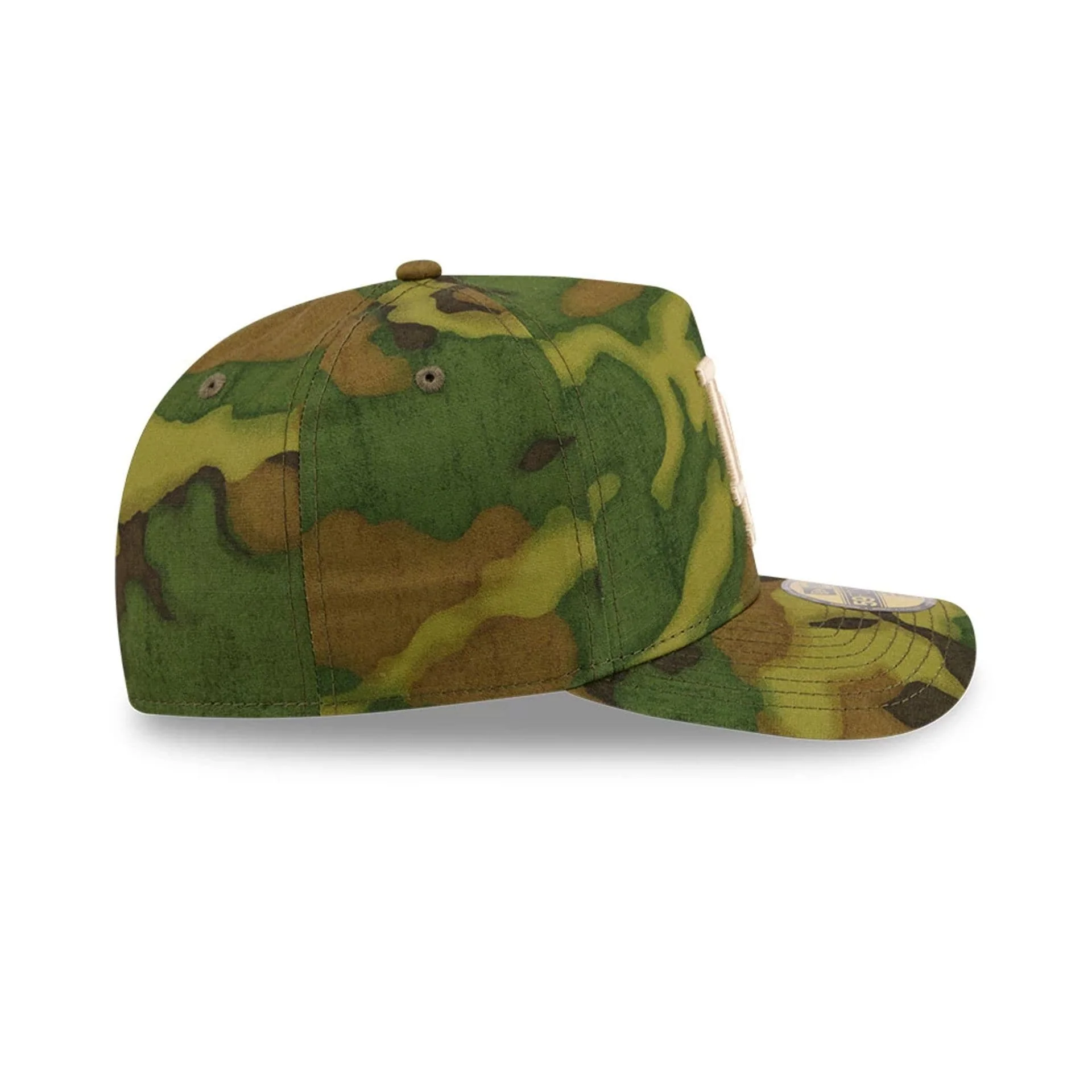 LA Dodgers MLB Ripstop Camo 59FORTY A-Frame Fitted Cap - Image 7