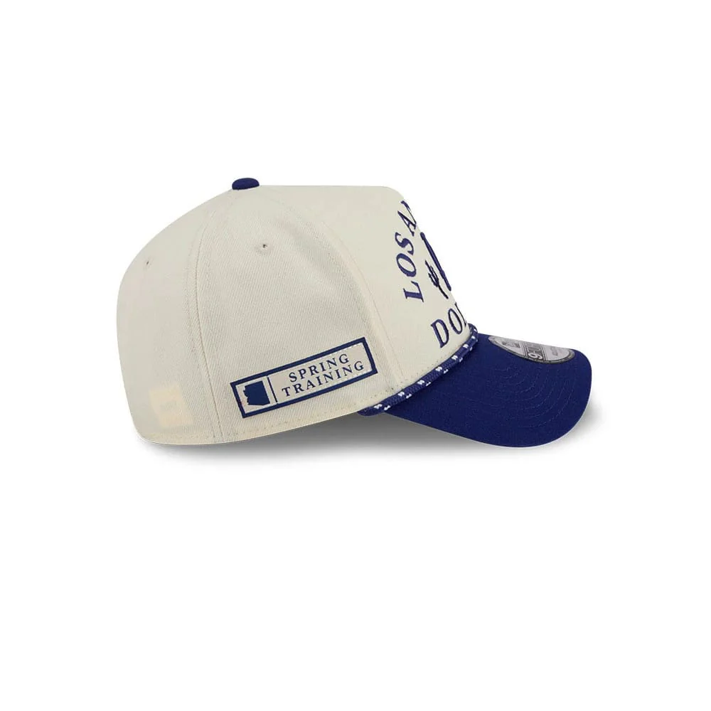 LA Dodgers MLB Rope Cream 9FORTY A-Frame Adjustable Cap - Image 6