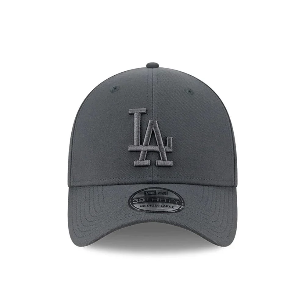 LA Dodgers MLB Steel Charcoal 39THIRTY Stretch Fit Cap - Image 2