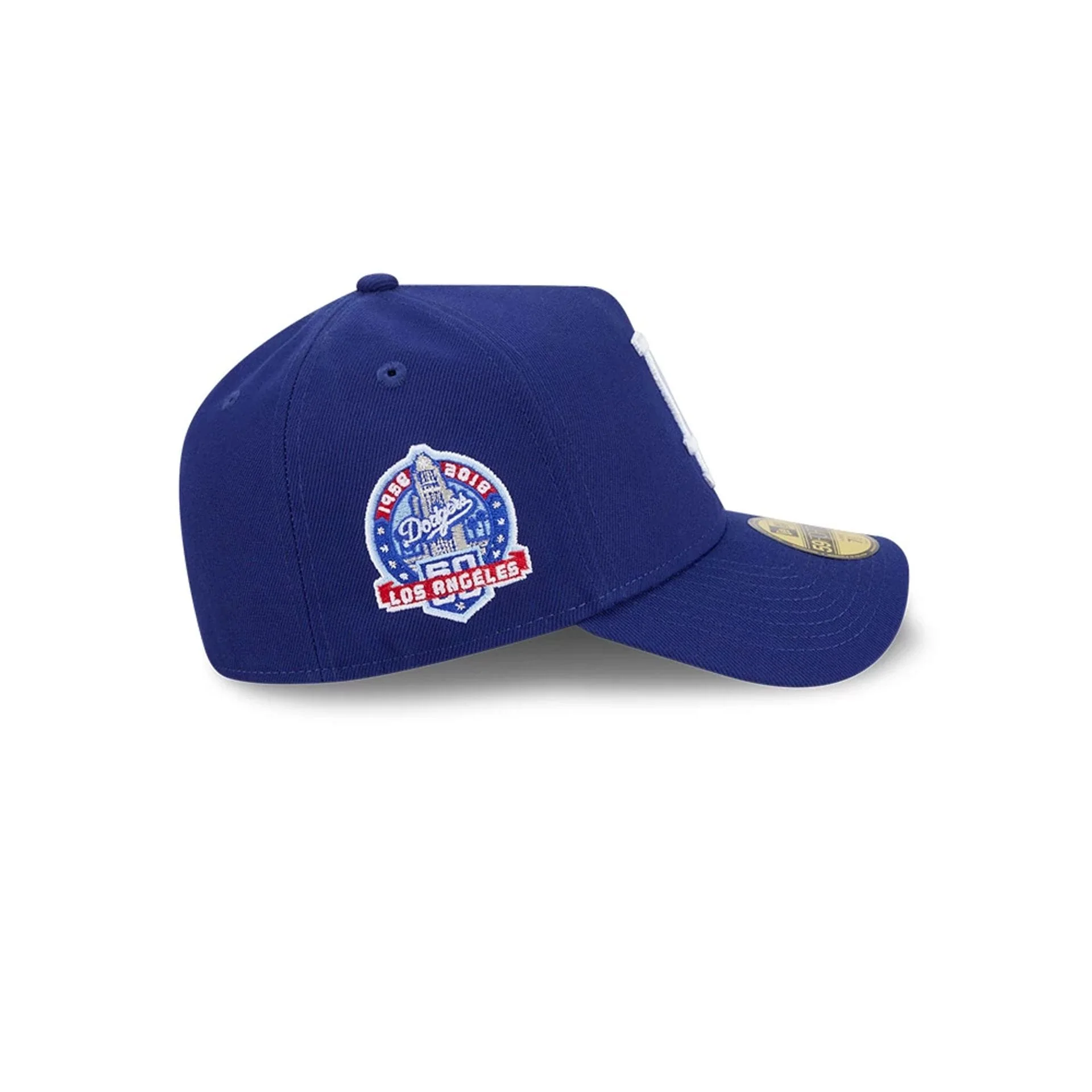 LA Dodgers MLB Team Side Dark Blue 59FORTY A-Frame Fitted Cap - Image 5