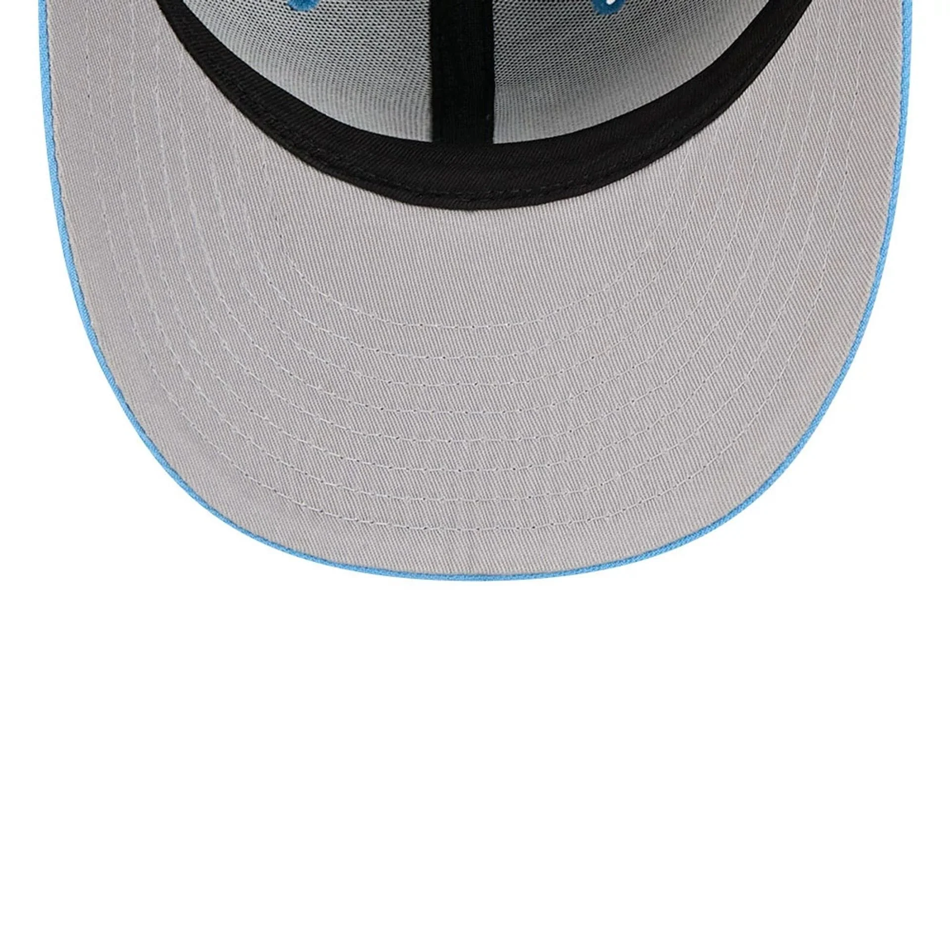 LA Dodgers MLB Tweedy Cotton Pastel Blue 59FIFTY Fitted Cap - Image 2