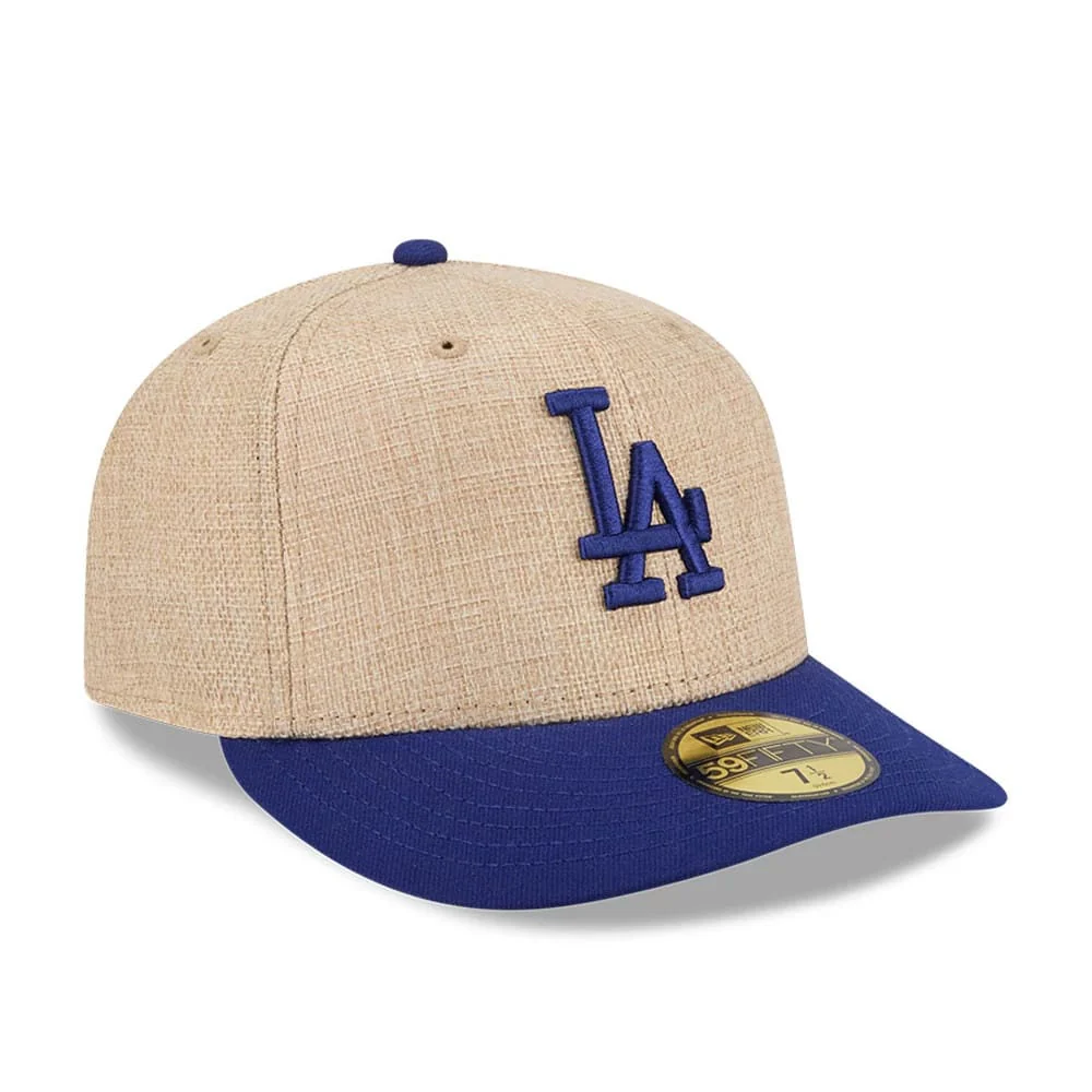 LA Dodgers MLB Twine Dark Blue 59FIFTY Fitted Cap - Image 2