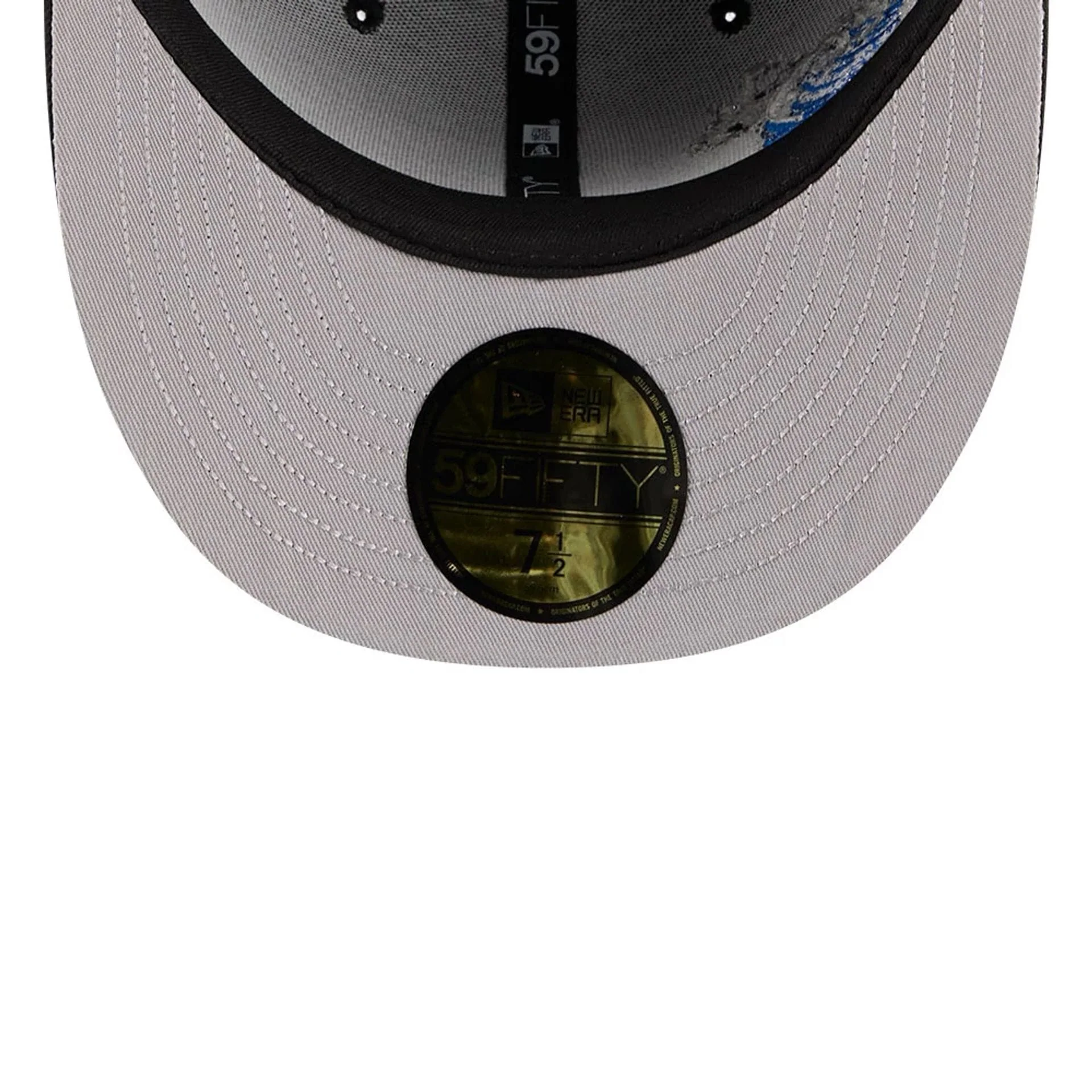 LA Dodgers MLB Vissurf Black 59FIFTY Fitted Cap - Image 2