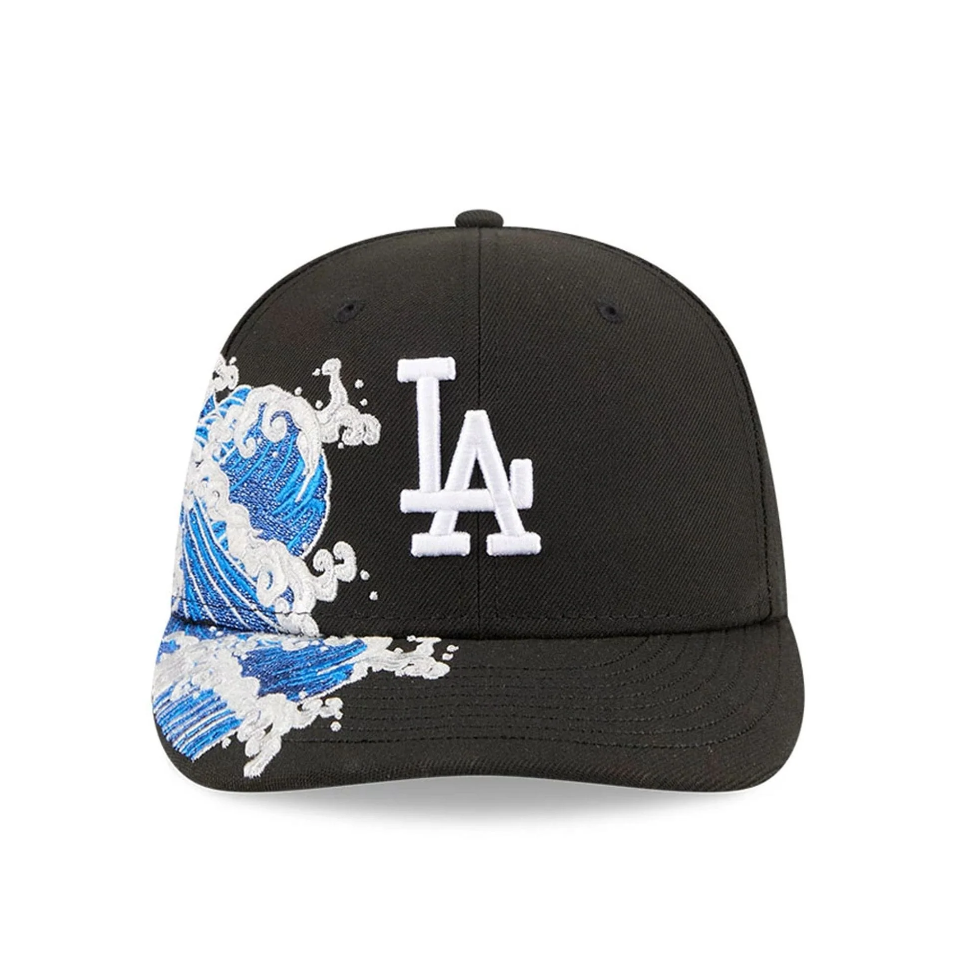 LA Dodgers MLB Vissurf Black 59FIFTY Fitted Cap - Image 3