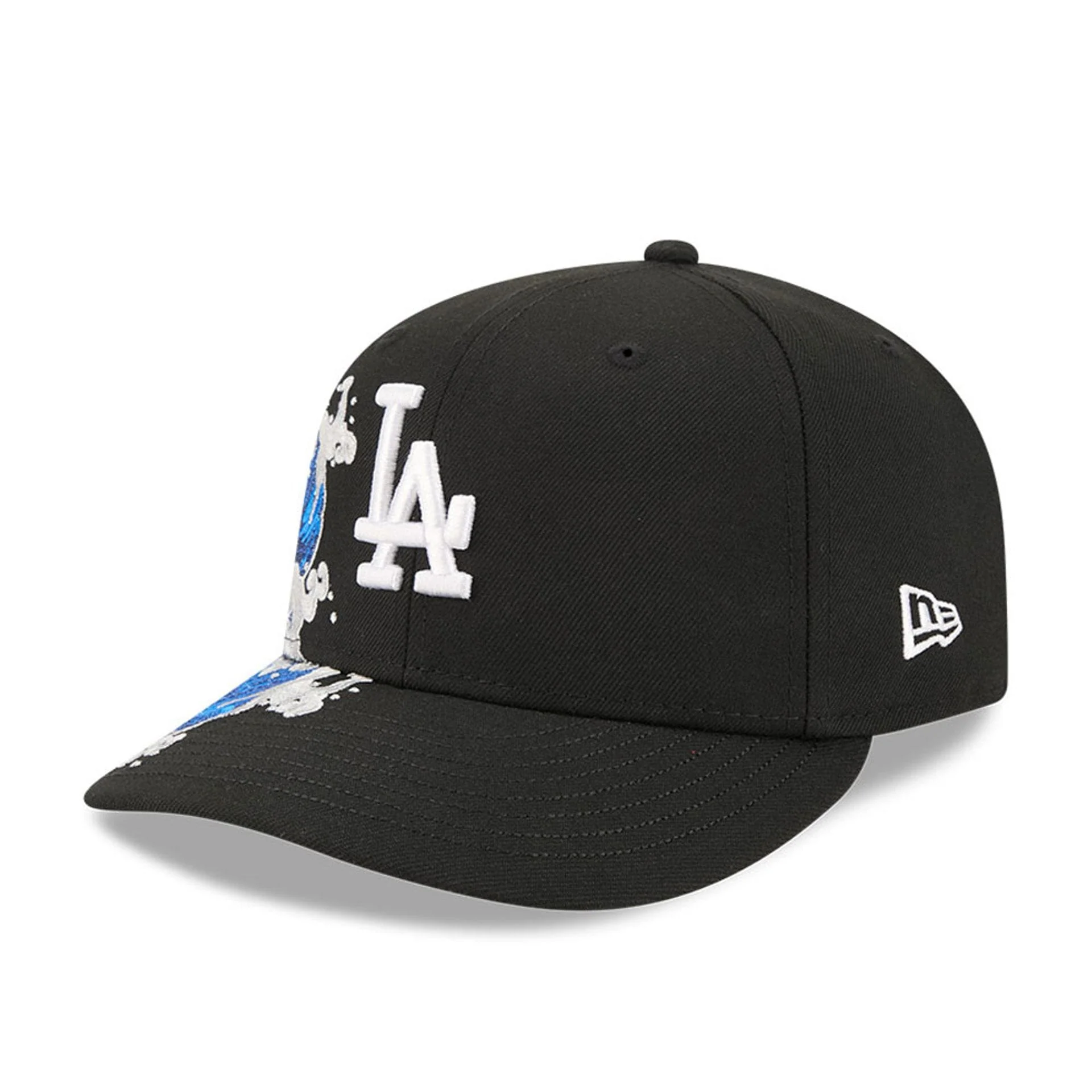 LA Dodgers MLB Vissurf Black 9FIFTY Snapback Adjustable Cap - Image 4