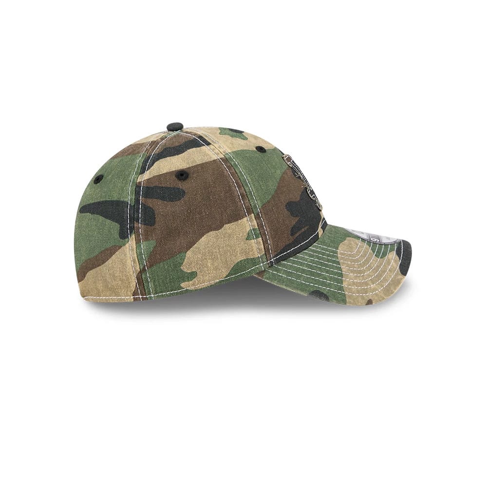 LA Dodgers MLB Washed Camo Open Green 9TWENTY Adjustable Cap - Image 6