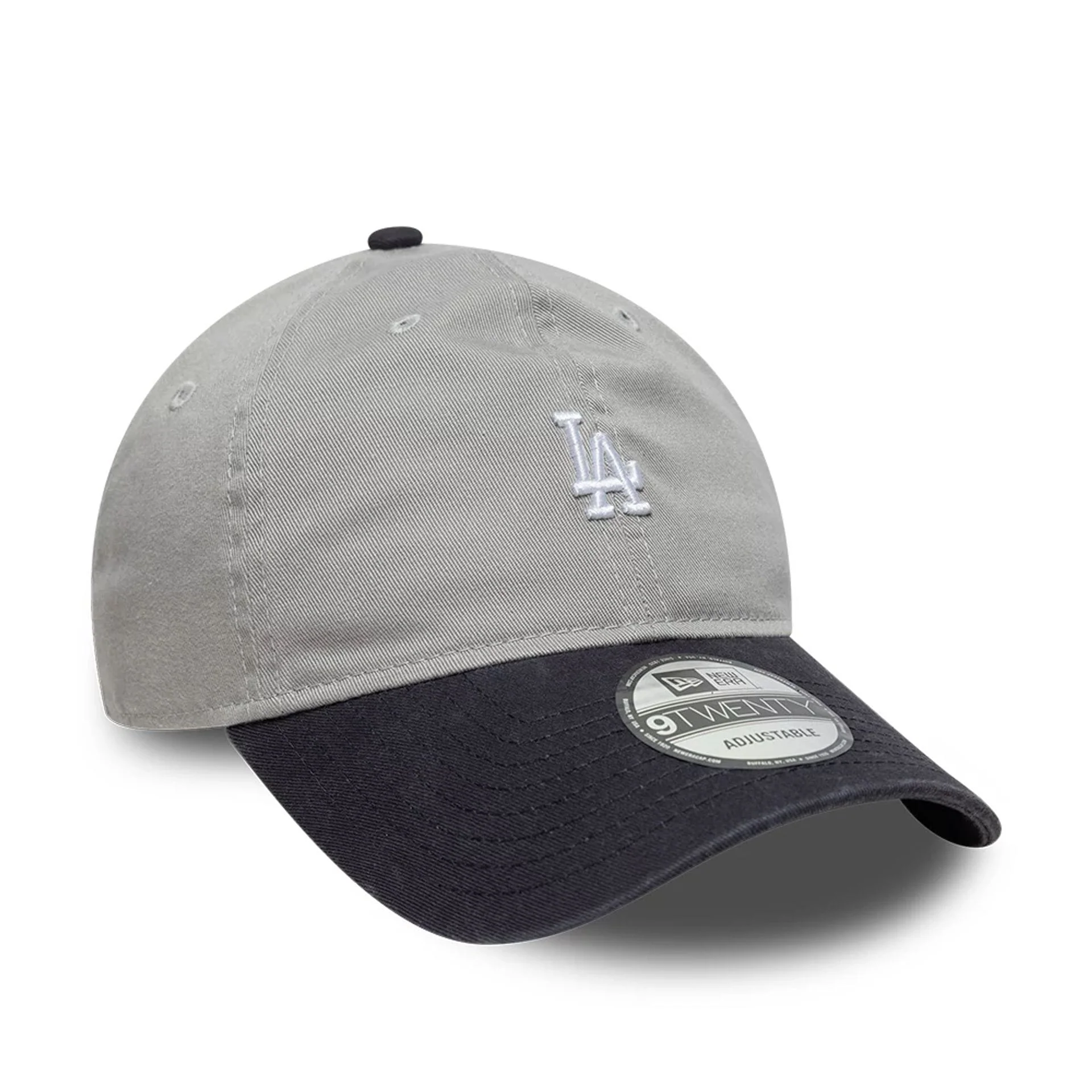 LA Dodgers MLB Washed Contrast Grey 9TWENTY Adjustable Cap - Image 3