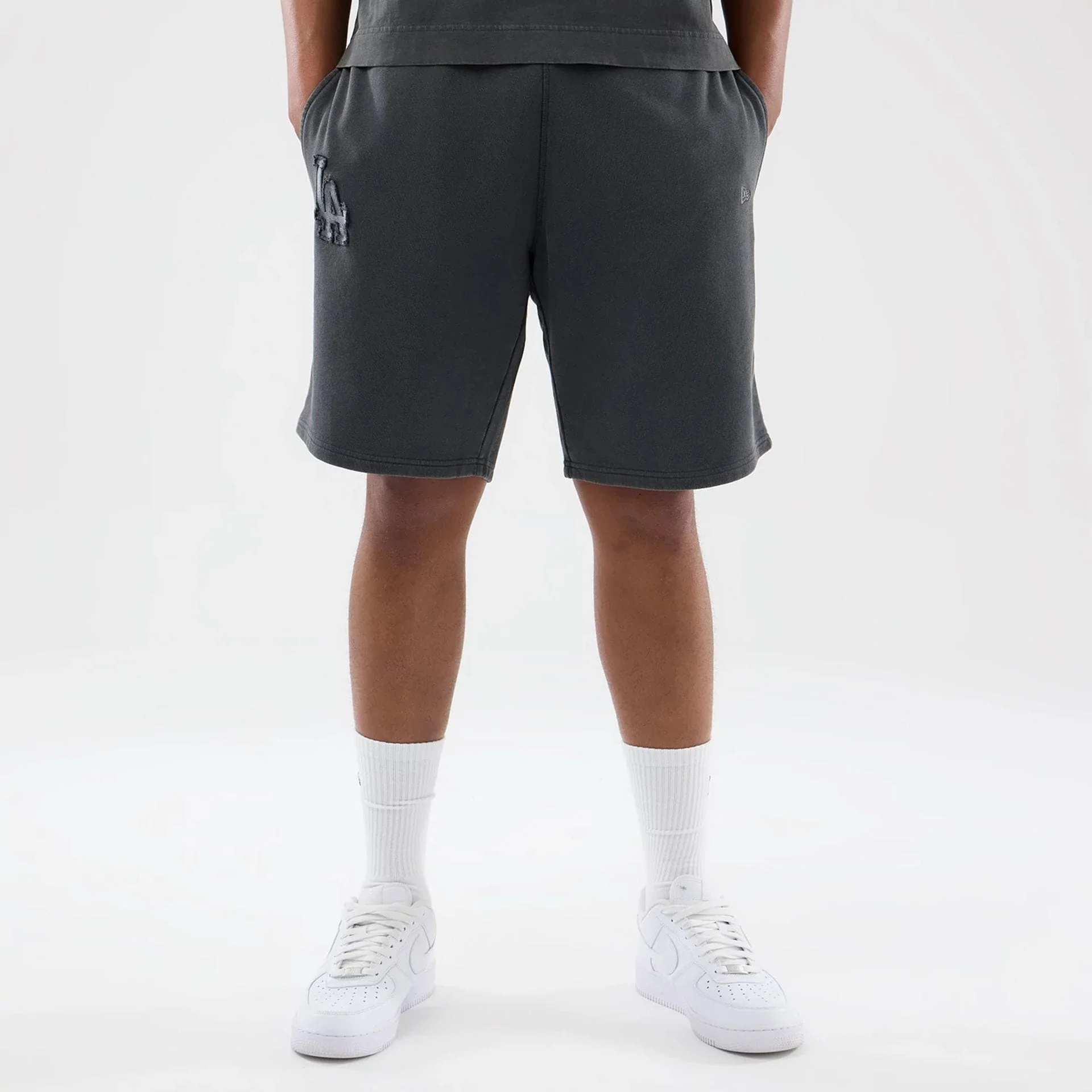 LA Dodgers MLB Washed Dark Grey Shorts