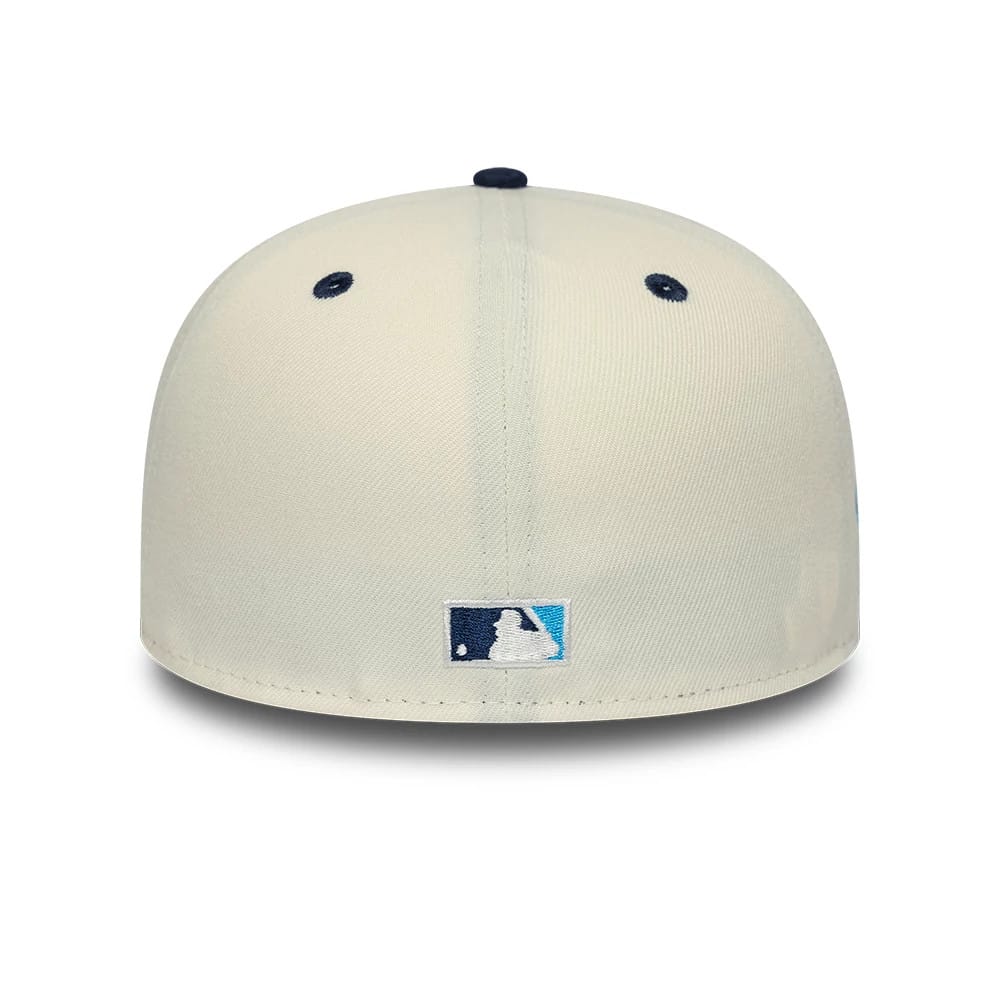 LA Dodgers MLB White 59FIFTY A-Frame Fitted Cap - Image 7