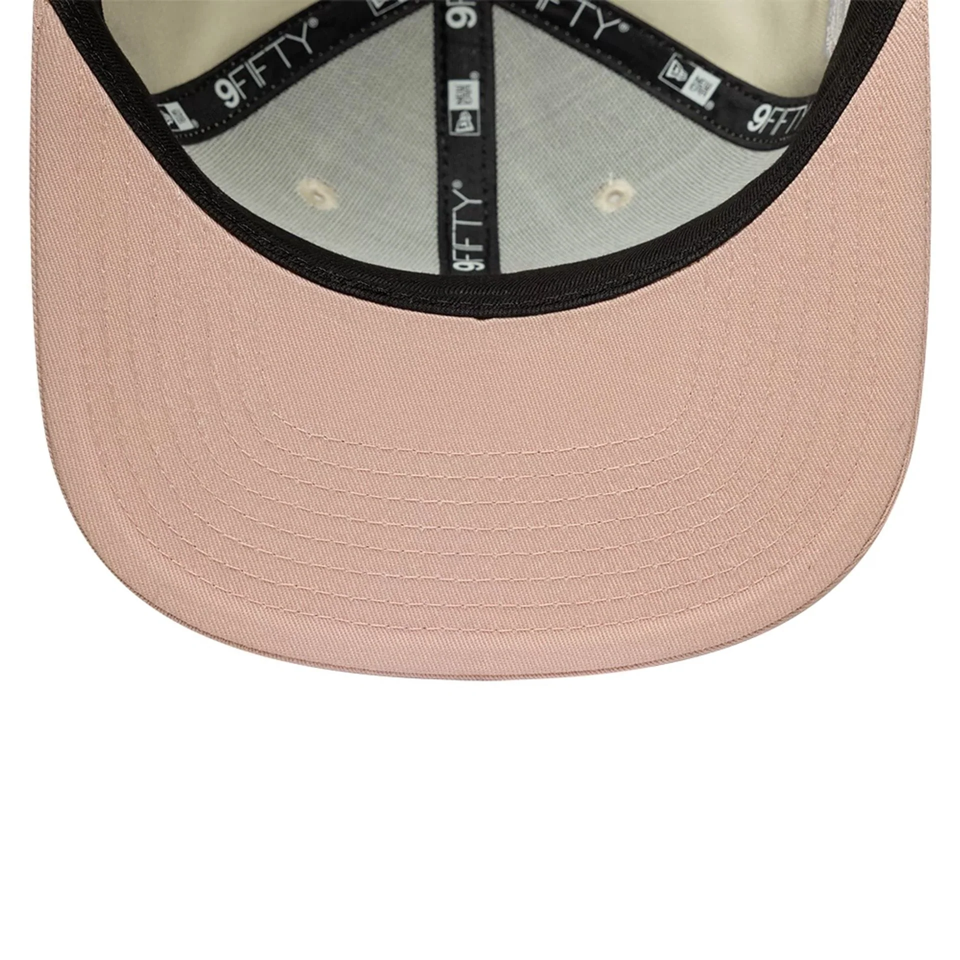 LA Dodgers MLB World Series Patch Light Beige 9FIFTY Snapback Adjustable Cap - Image 5