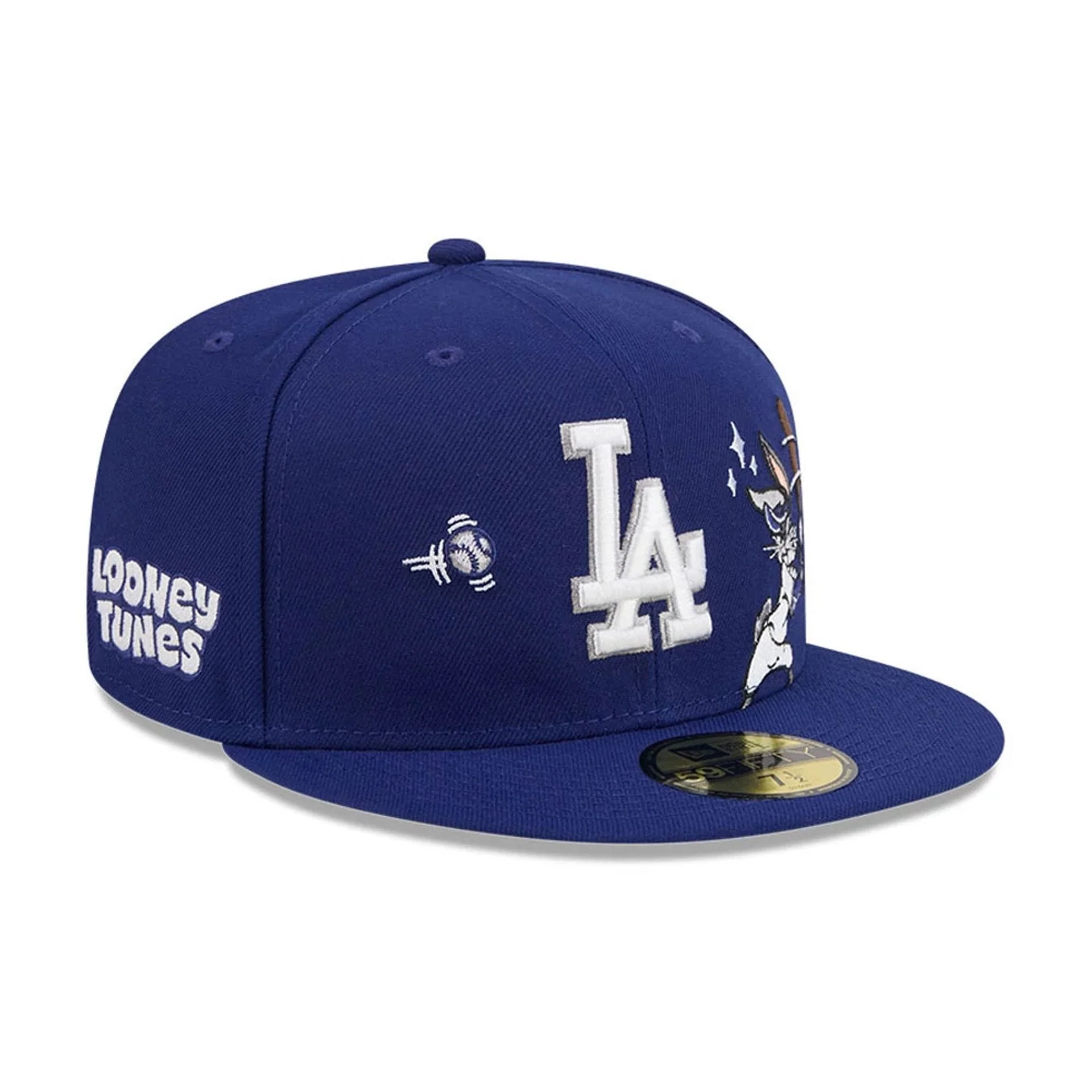 LA Dodgers MLB X Looney Tunes Bugs Bunny Dark Blue 59FIFTY Fitted Cap