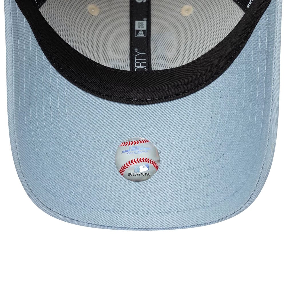 LA Dodgers Womens MLB Floral Cream 9FORTY Adjustable Cap - Image 7