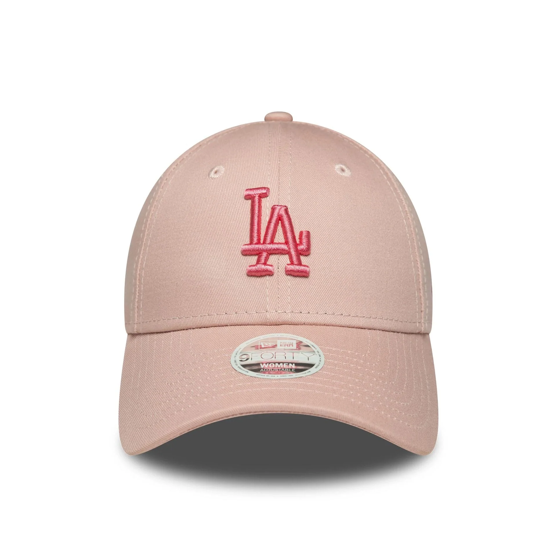 LA Dodgers Womens MLB League Essential Pastel Pink 9FORTY Adjustable Cap - Image 2