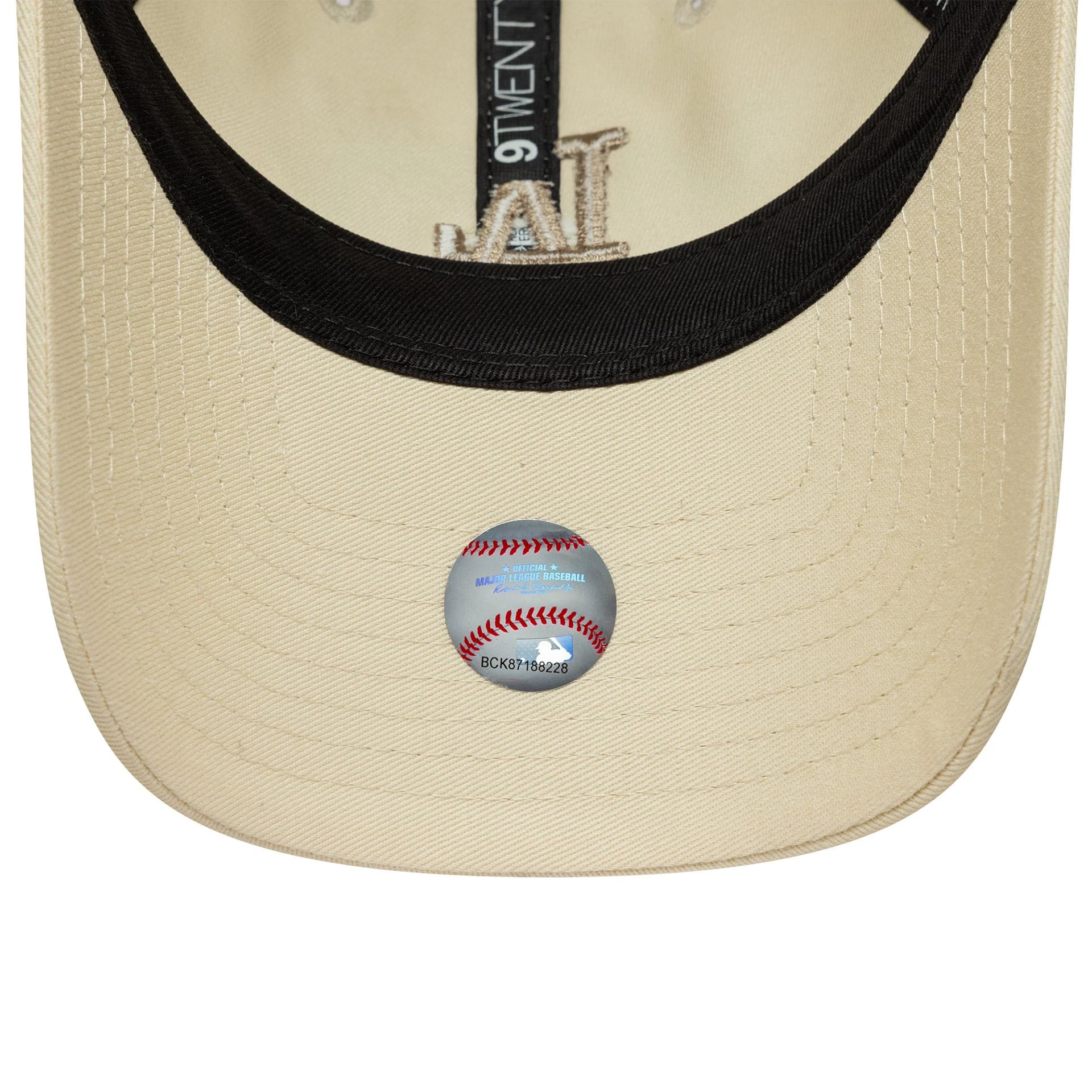 LA Dodgers Womens MLB Midi Light Beige 9TWENTY Cap - Image 5