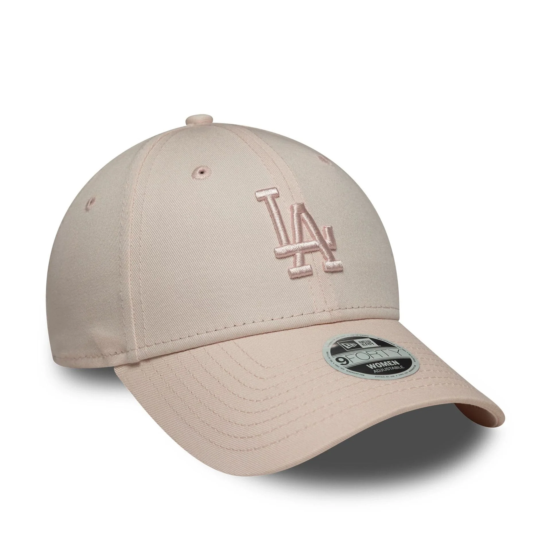LA Dodgers Womens MLB Midi Pastel Pink 9FORTY Cap - Image 3