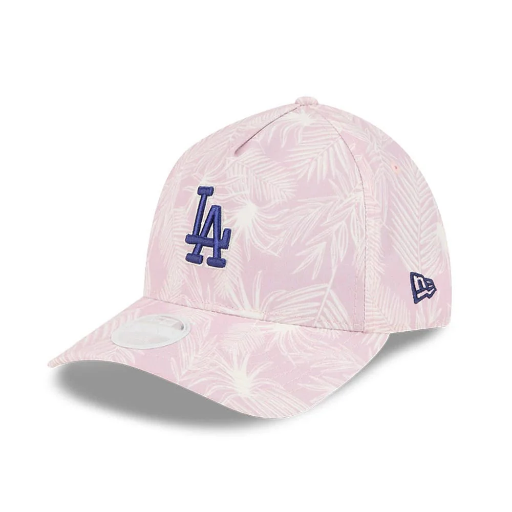 LA Dodgers Womens MLB Pastel Pastel Pink 9TWENTY A-Frame Adjustable Cap - Image 4