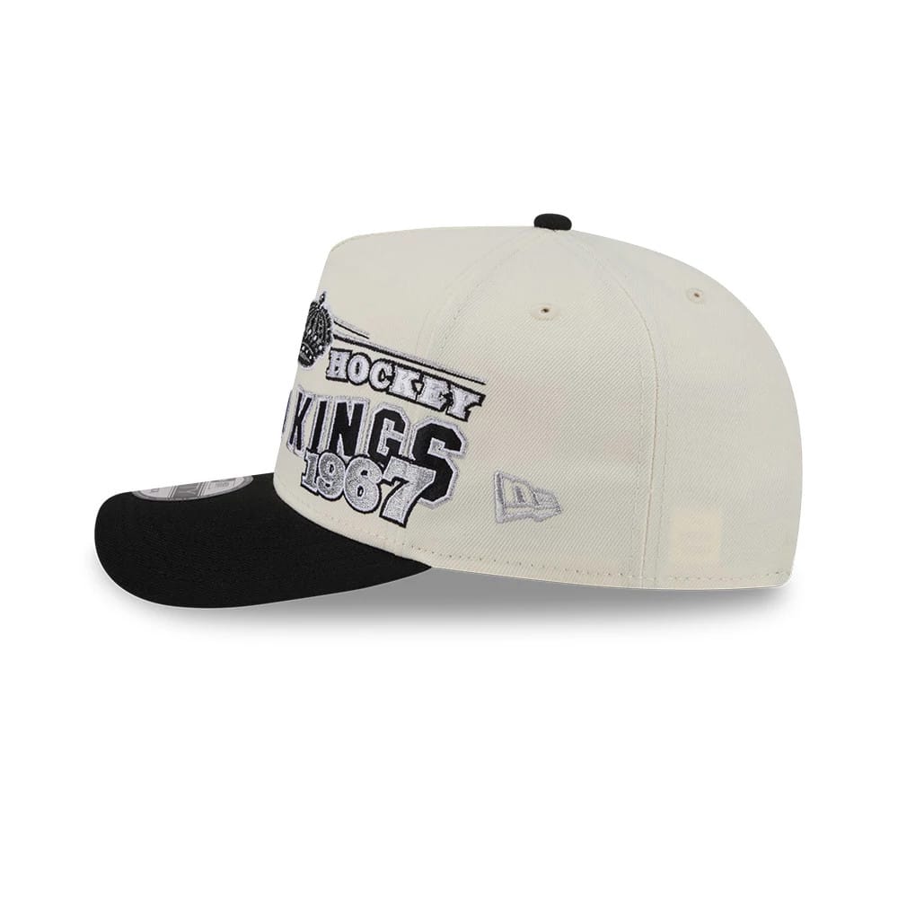 LA Kings NHL Classic White 9FIFTY A-Frame Snapback Adjustable Cap - Image 5
