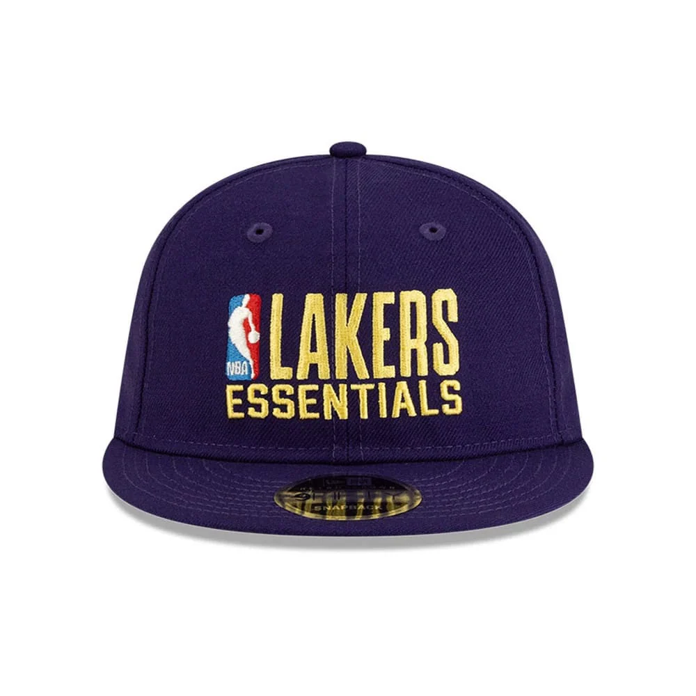 LA Lakers FOG x NBA Dark Purple Retro Crown 9FIFTY Adjustable Cap - Image 3