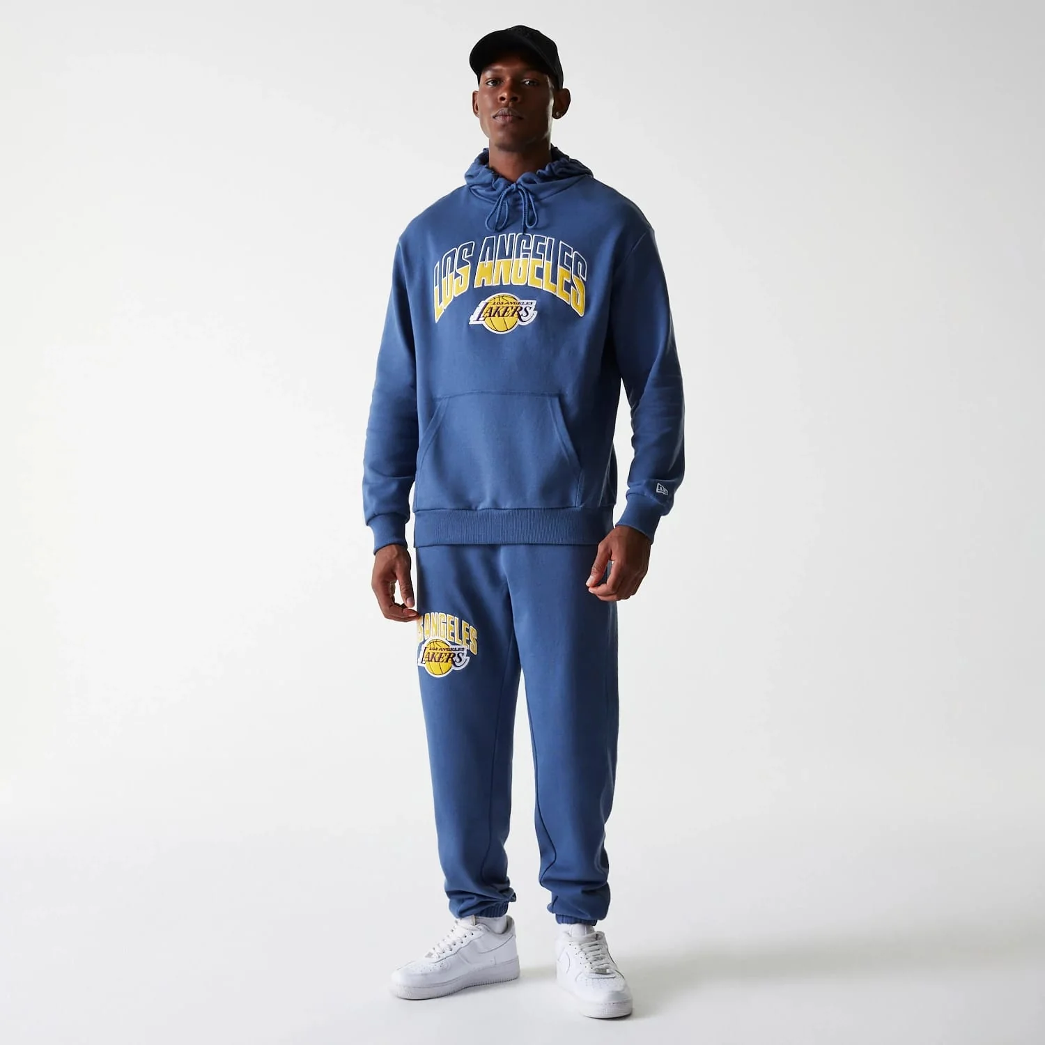 LA Lakers NBA Arch Graphic Dark Blue Joggers - Image 3