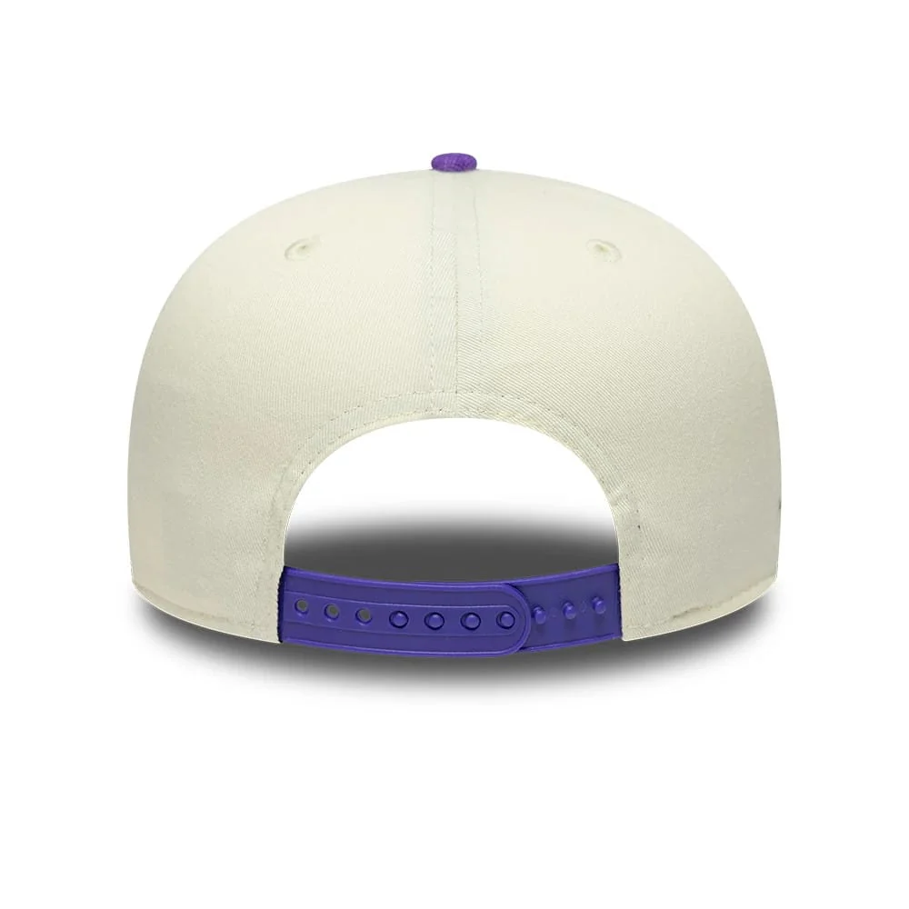 LA Lakers NBA Hardwood Classic Cream 19TWENTY Adjustable Cap - Image 5