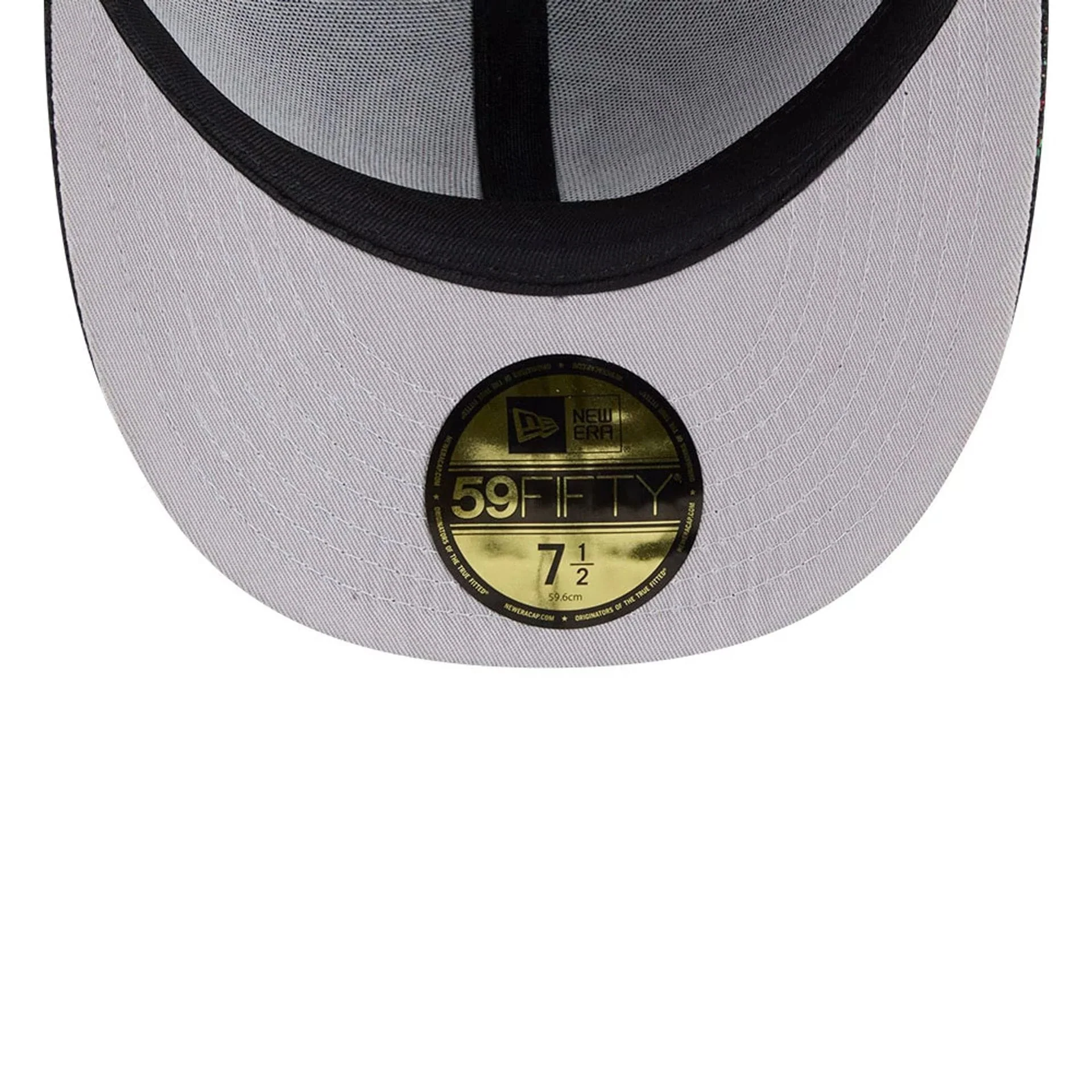 LA Lakers NBA Jacquard Chenille Black 59FIFTY Fitted Cap - Image 2