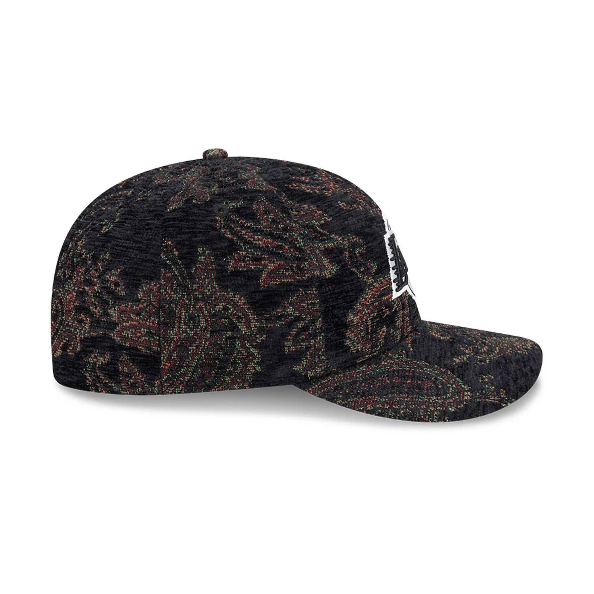 LA Lakers NBA Jacquard Chenille Black 59FIFTY Fitted Cap - Image 6