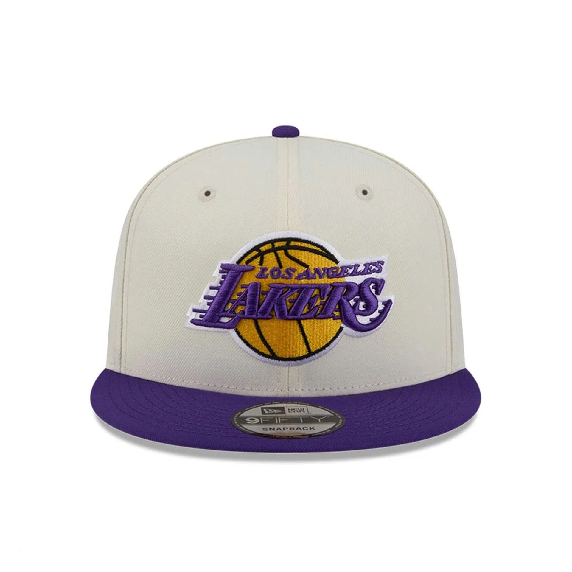 LA Lakers NBA Localized White 9FIFTY Snapback Adjustable Cap - Image 3
