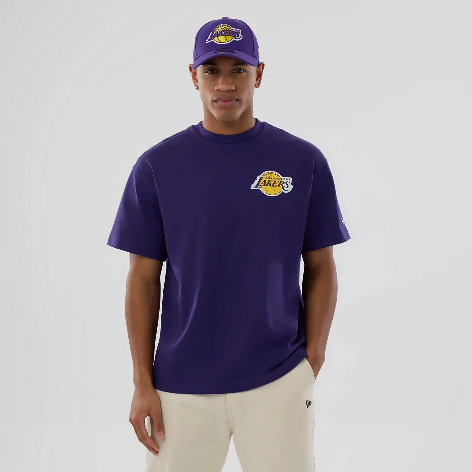 LA Lakers NBA logo Purple T-Shirt
