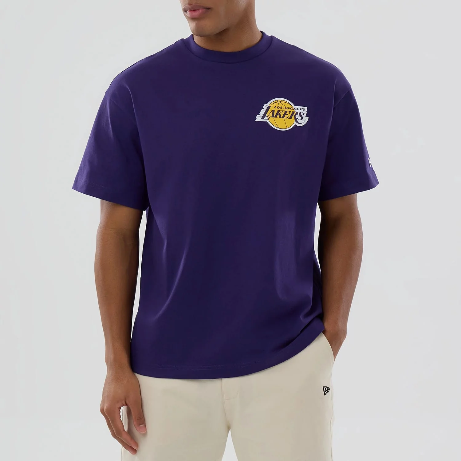 LA Lakers NBA logo Purple T-Shirt - Image 6