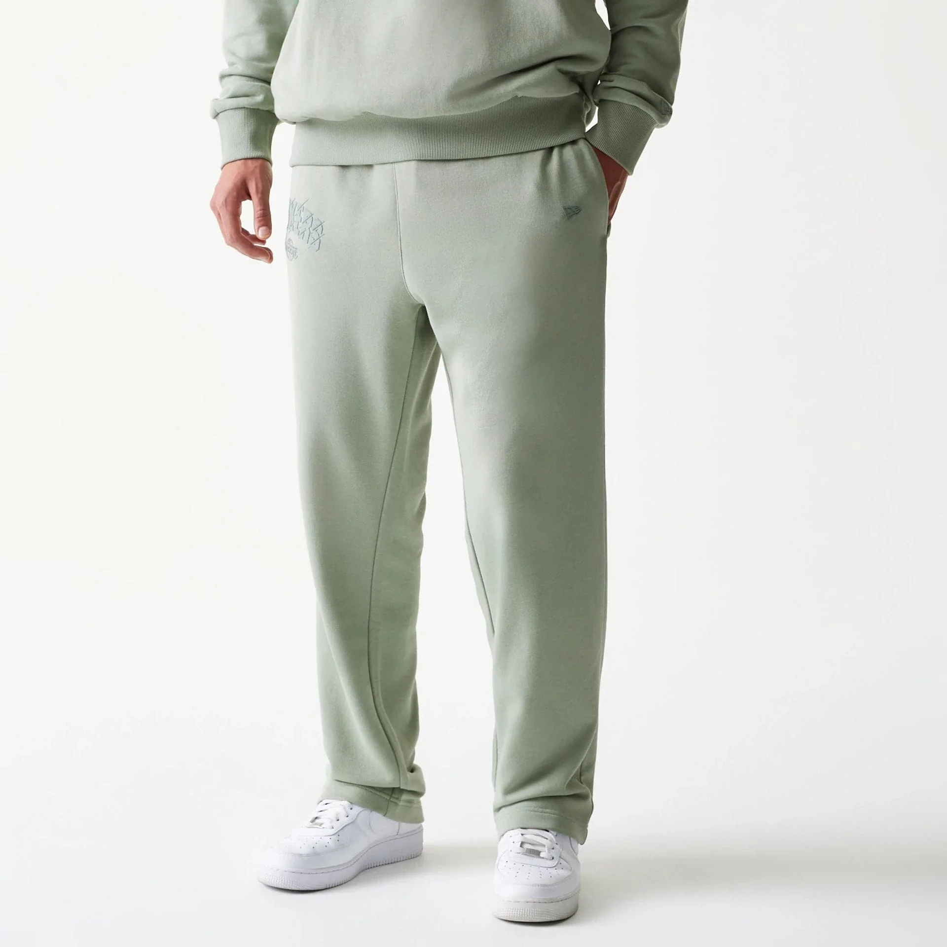 LA Lakers NBA Pastel Green Straight Leg Joggers