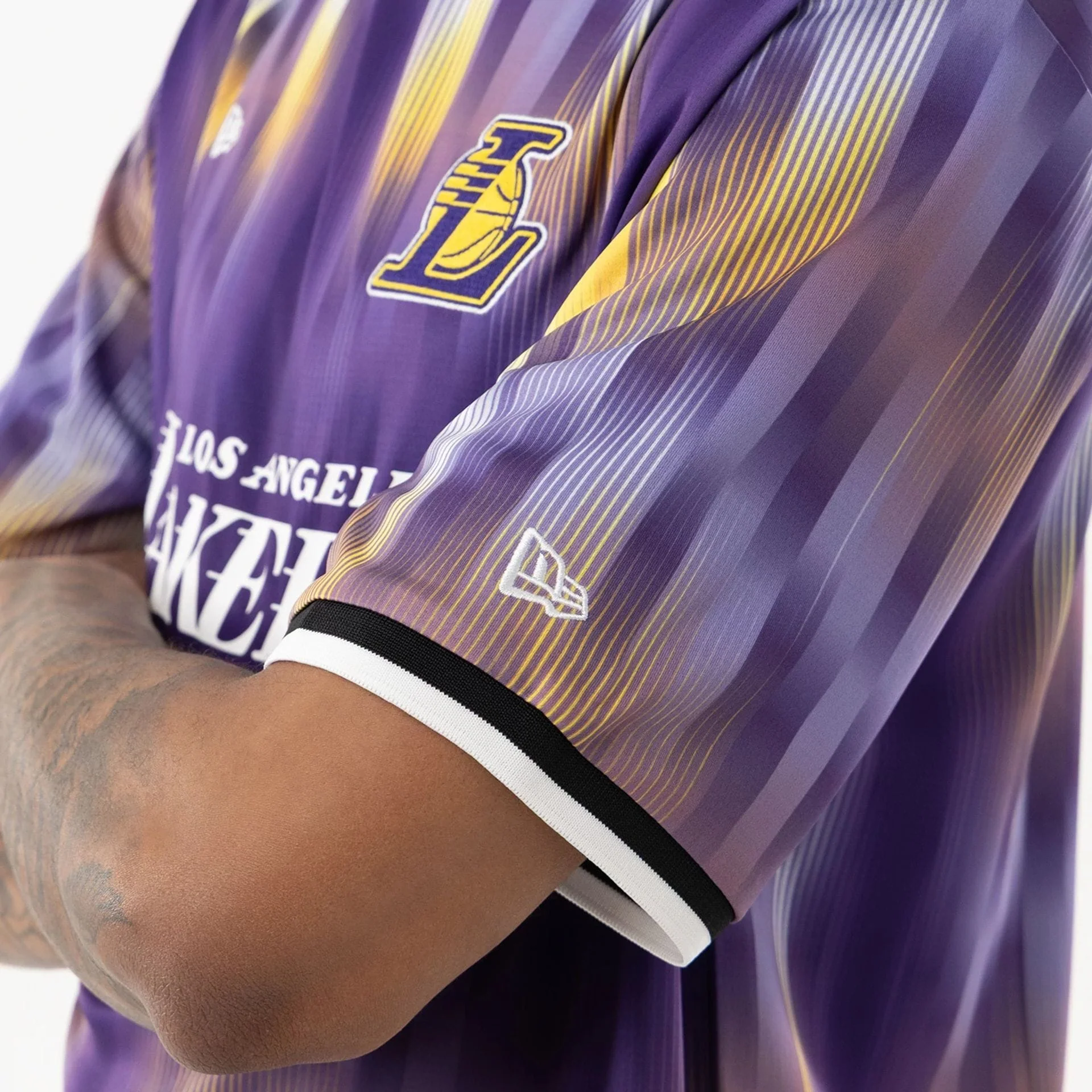 LA Lakers NBA Purple Soccer Jersey - Image 5