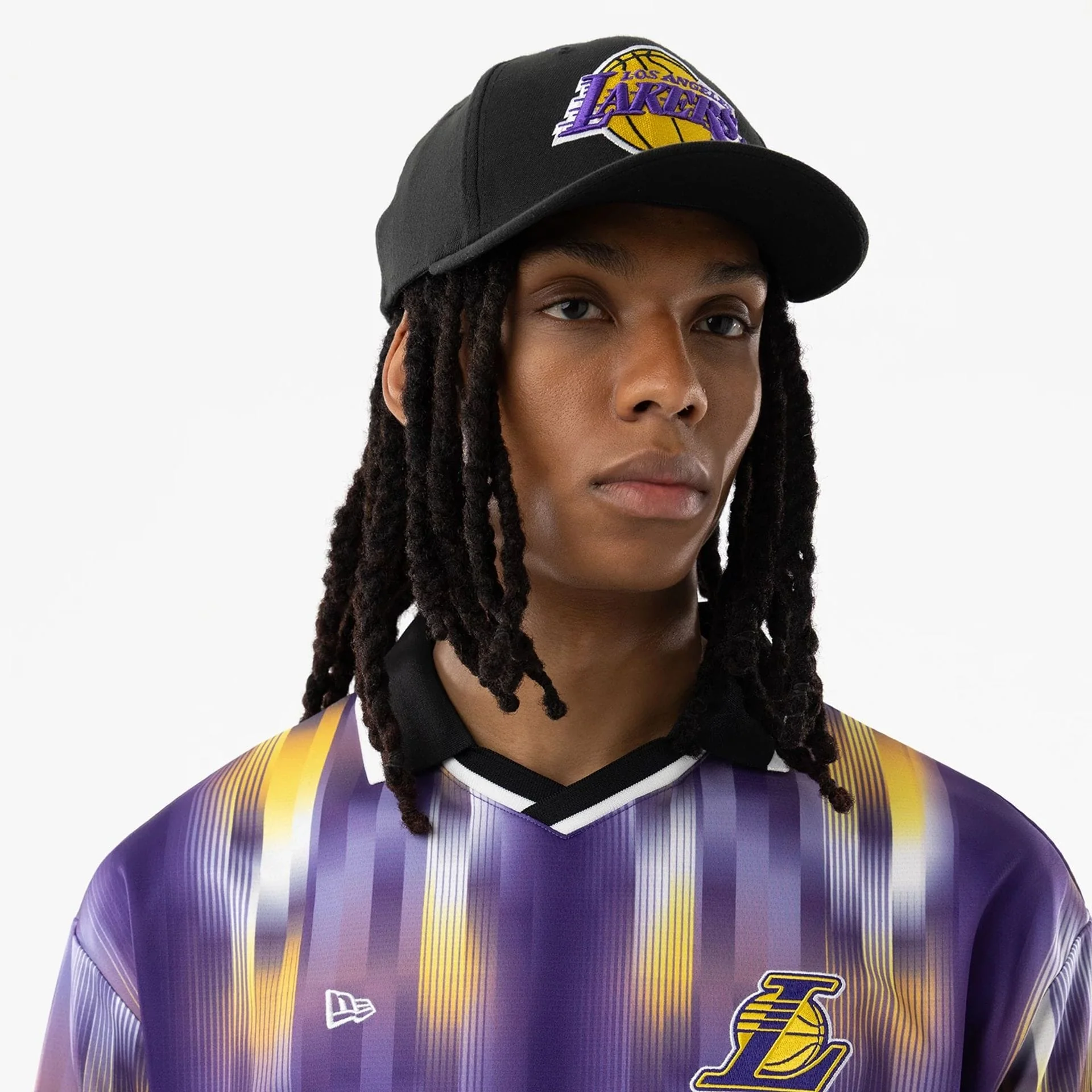 LA Lakers NBA Purple Soccer Jersey - Image 6
