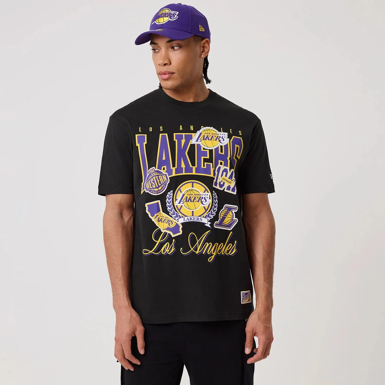 LA Lakers NBA Sport Classic Black T-Shirt