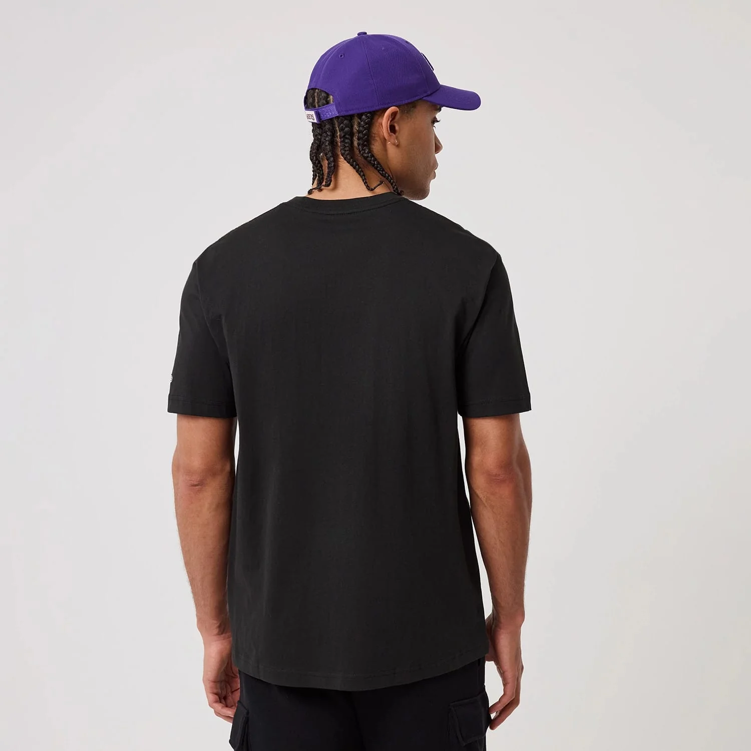 LA Lakers NBA Sport Classic Black T-Shirt - Image 2