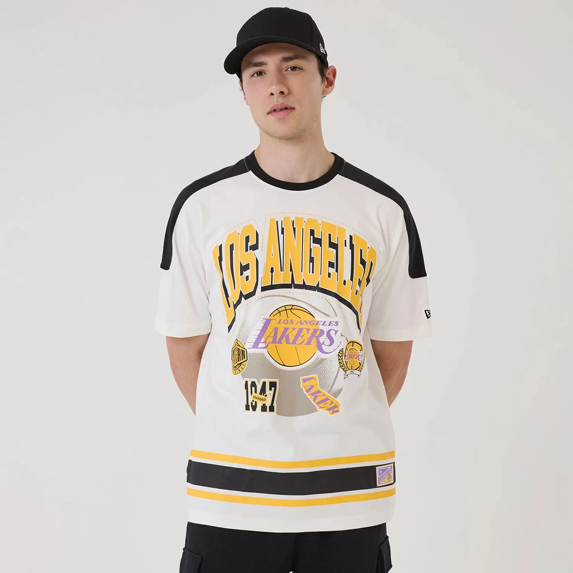 LA Lakers NBA Sport Classic White T-Shirt