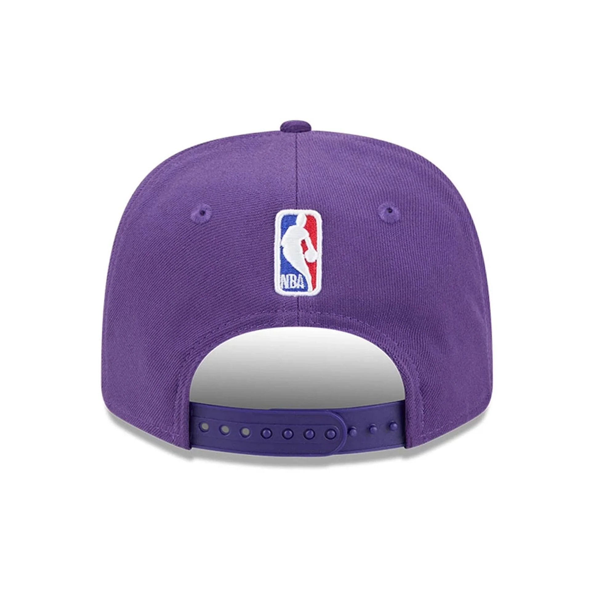 LA Lakers NBA Statement Purple 9SEVENTY Stretch Snap Adjustable Cap - Image 7