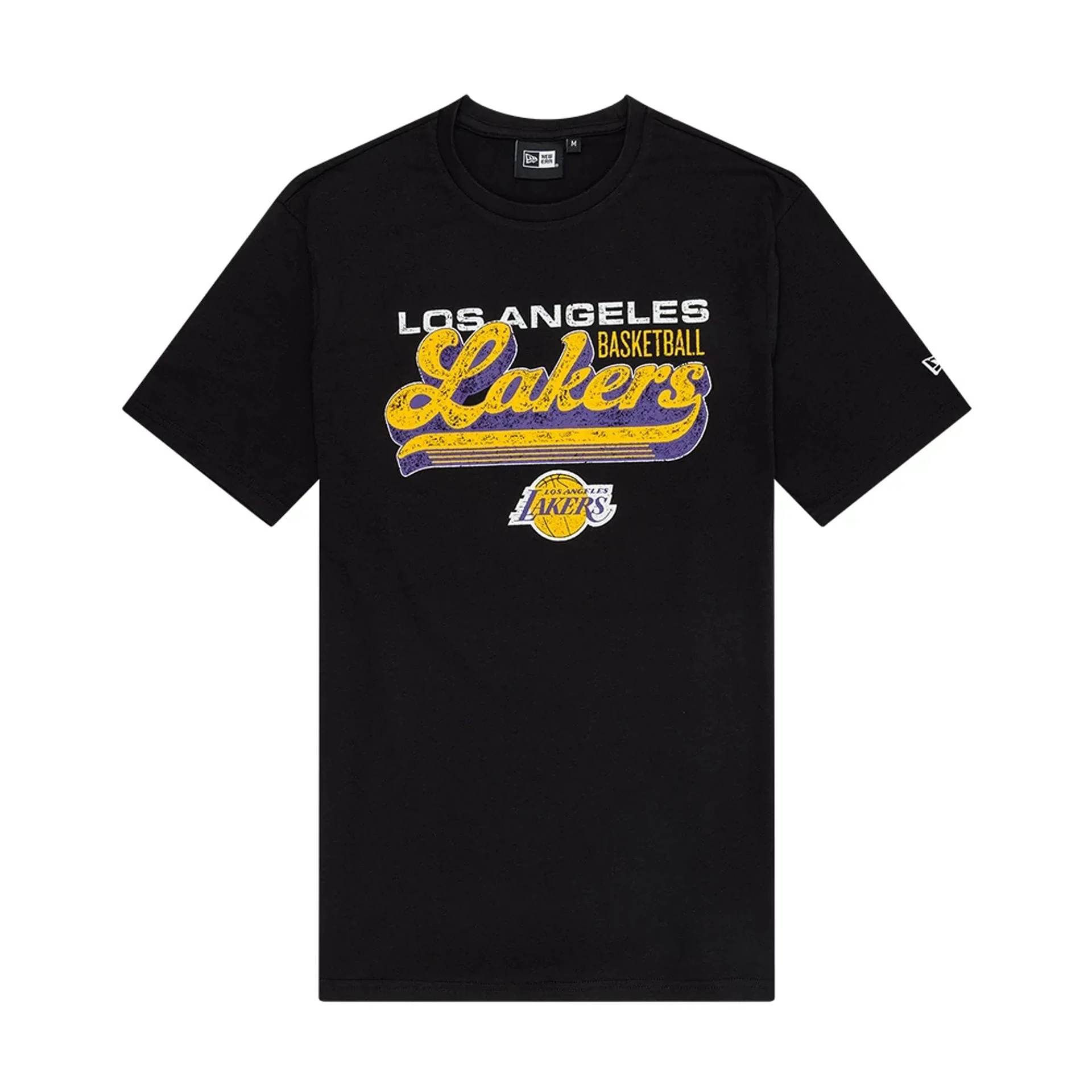 LA Lakers NBA Wordmark Black T-Shirt