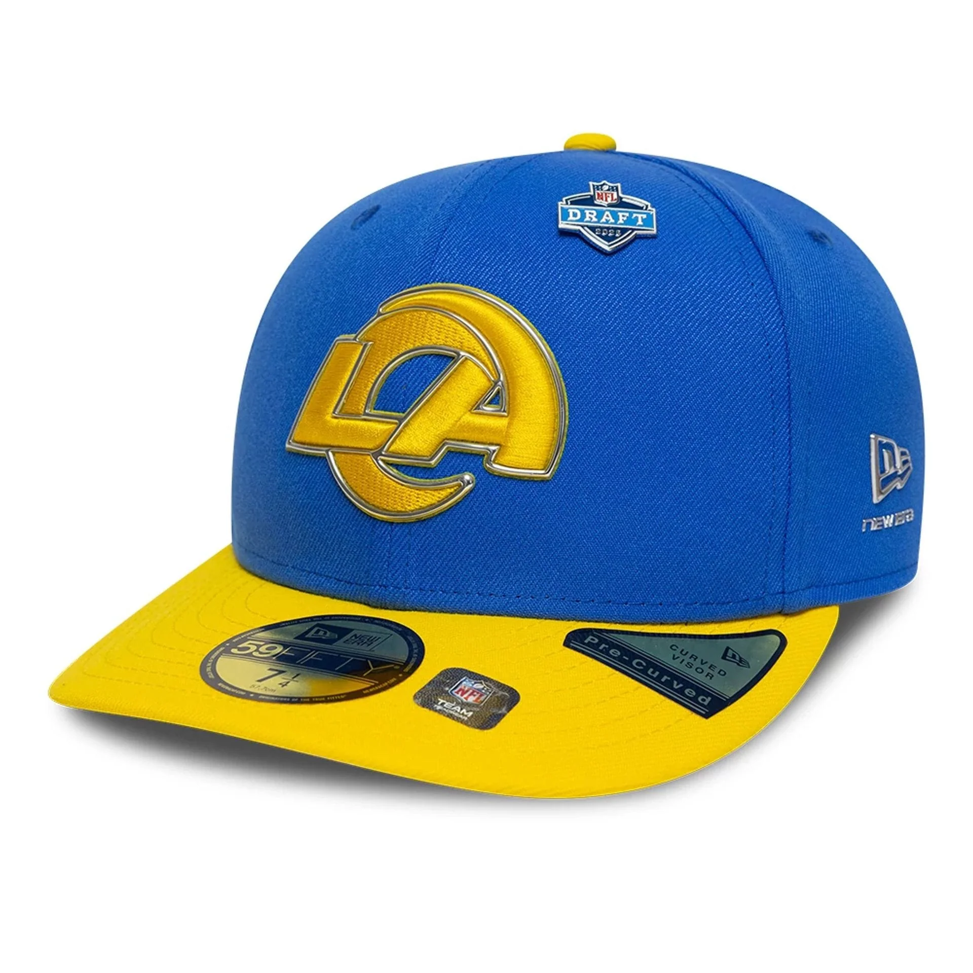 LA Rams NFL Draft 2026 Bright Blue 59FIFTY Fitted Cap
