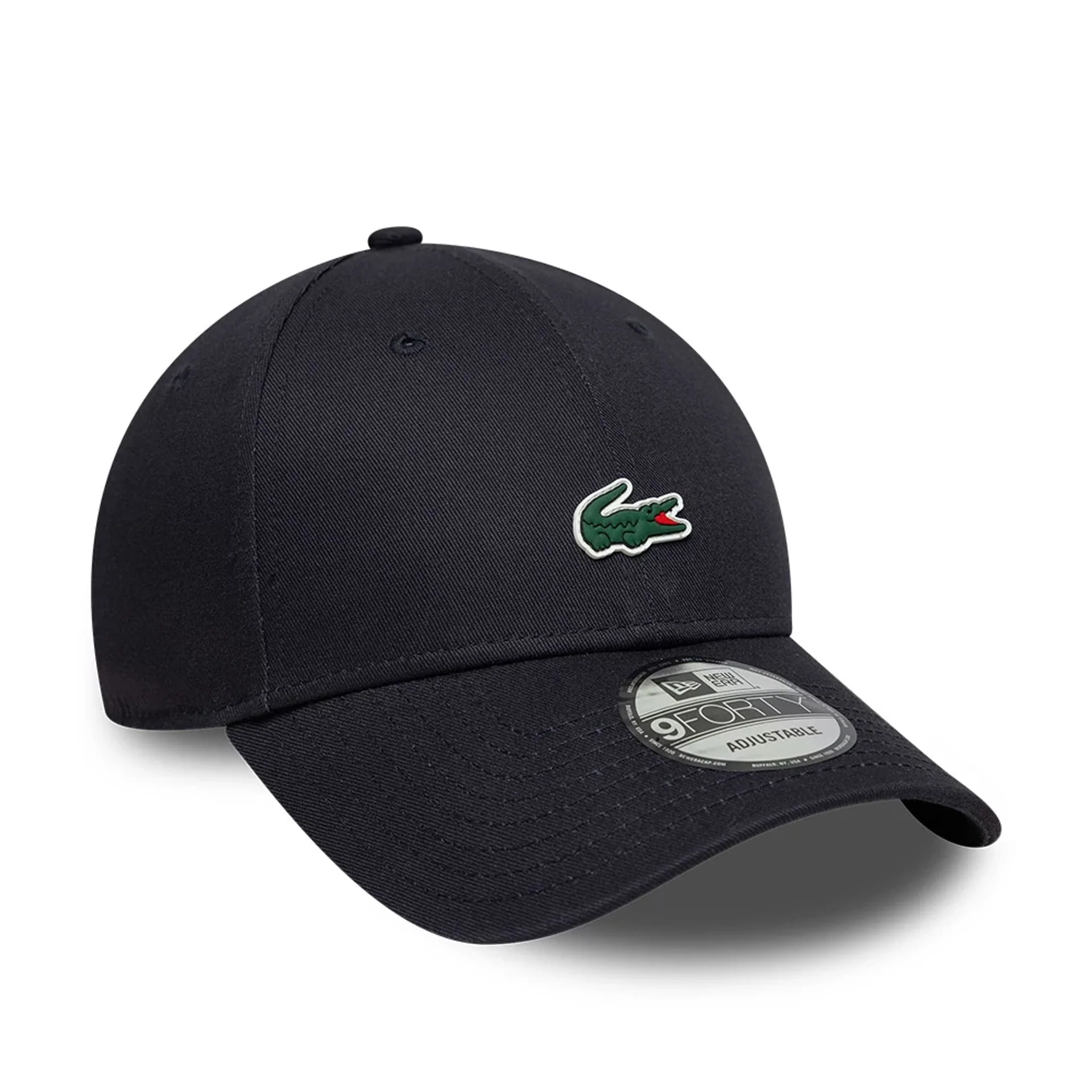 Lacoste X New Era Navy 9FORTY Adjustable Cap - Image 3