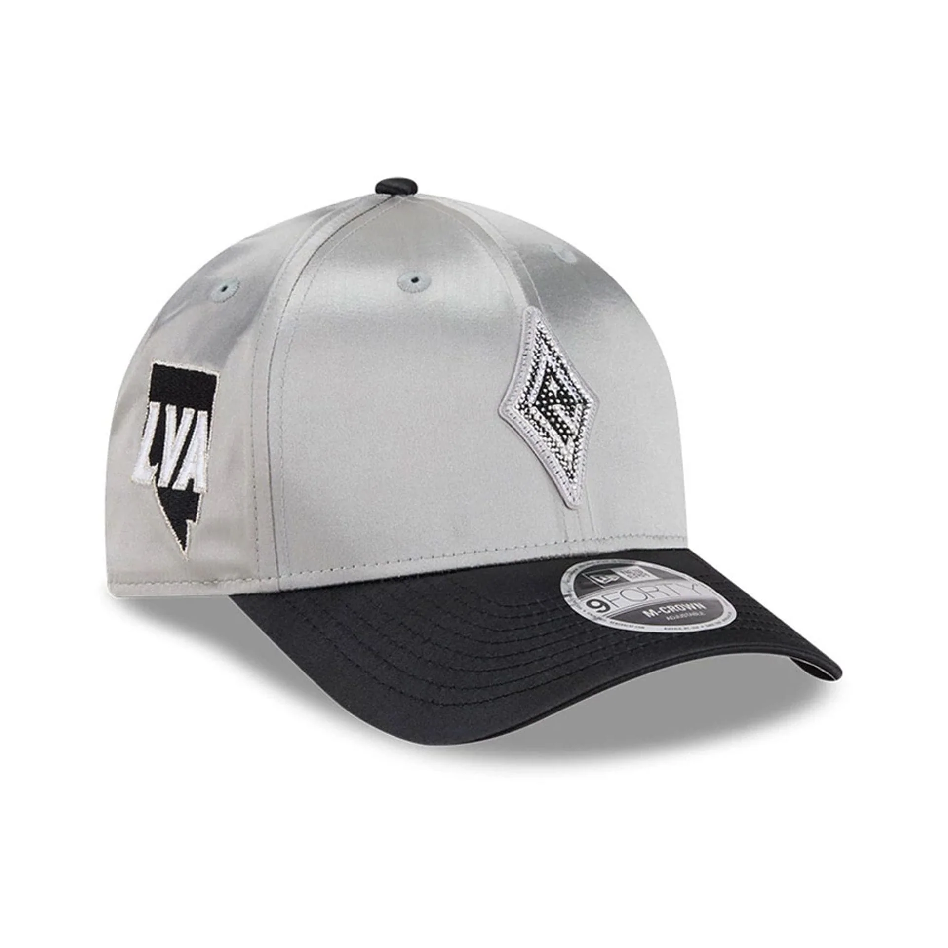 Las Vegas Aces WNBA Draft 2026 Silver 9FORTY M-Crown Adjustable Cap