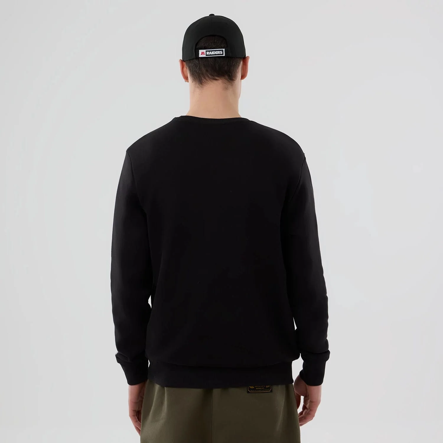 Las Vegas Raiders NFL Black Crew Neck Sweater - Image 2
