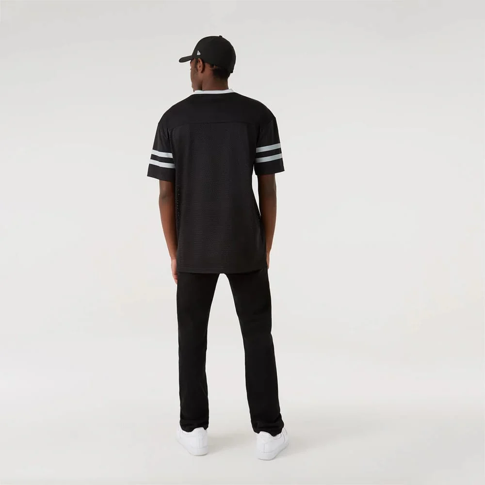 Las Vegas Raiders NFL Black Mesh T-Shirt - Image 6