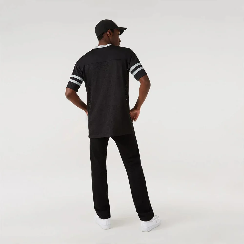 Las Vegas Raiders NFL Black Mesh T-Shirt - Image 7