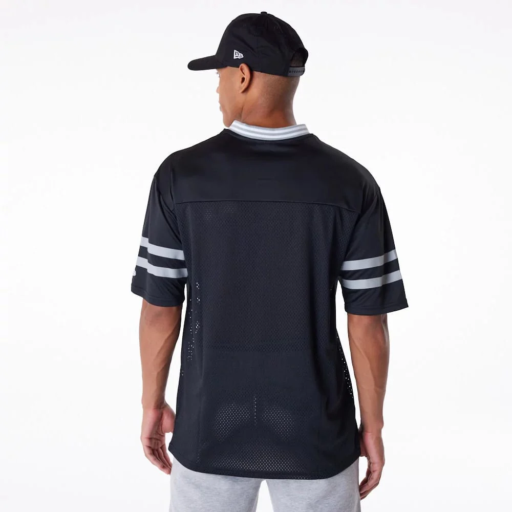 Las Vegas Raiders NFL Black Mesh T-Shirt - Image 8